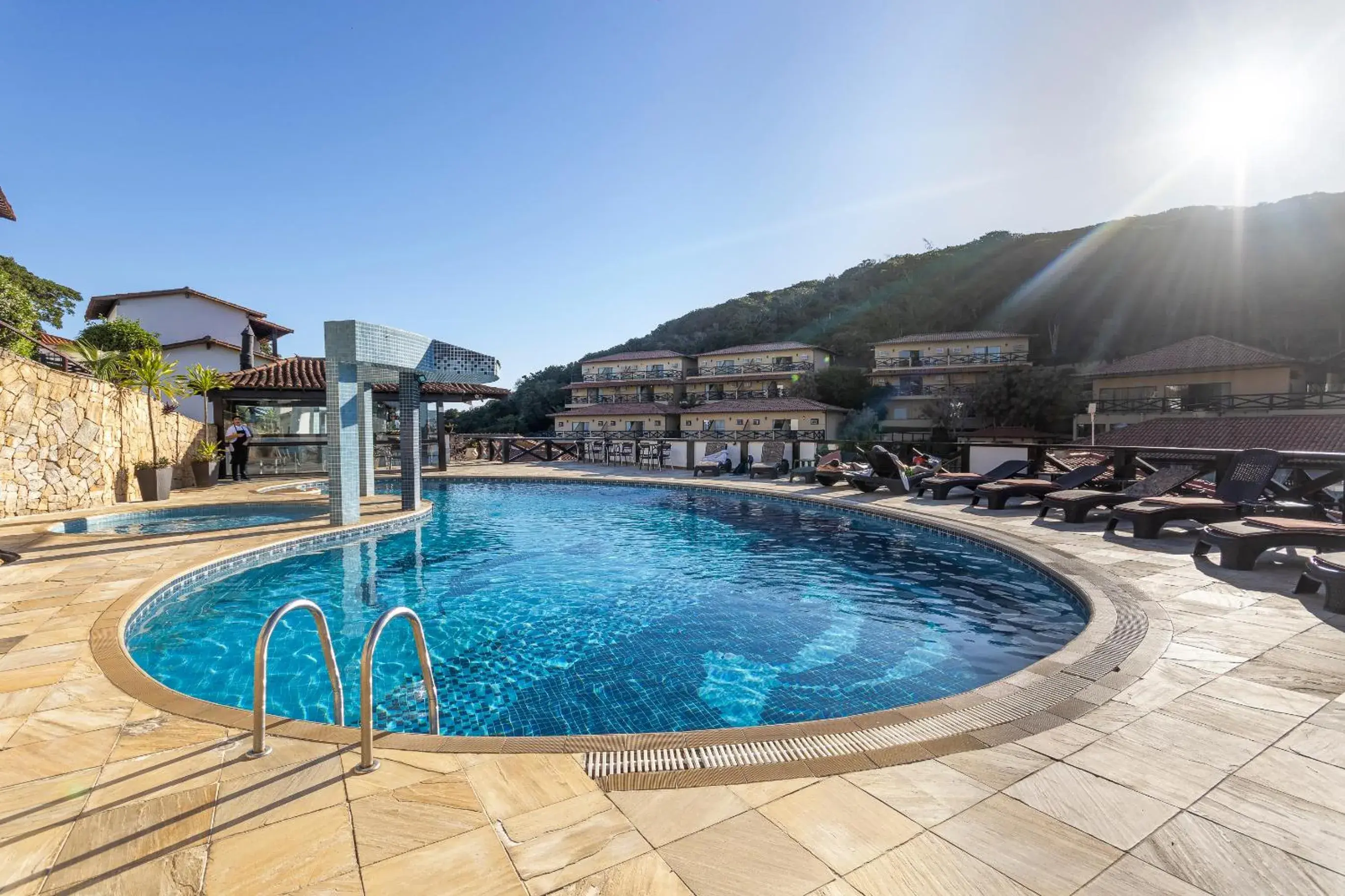 Pool view in Hotel Ilha Branca Inn Pool view in Hotel Ilha Branca Inn