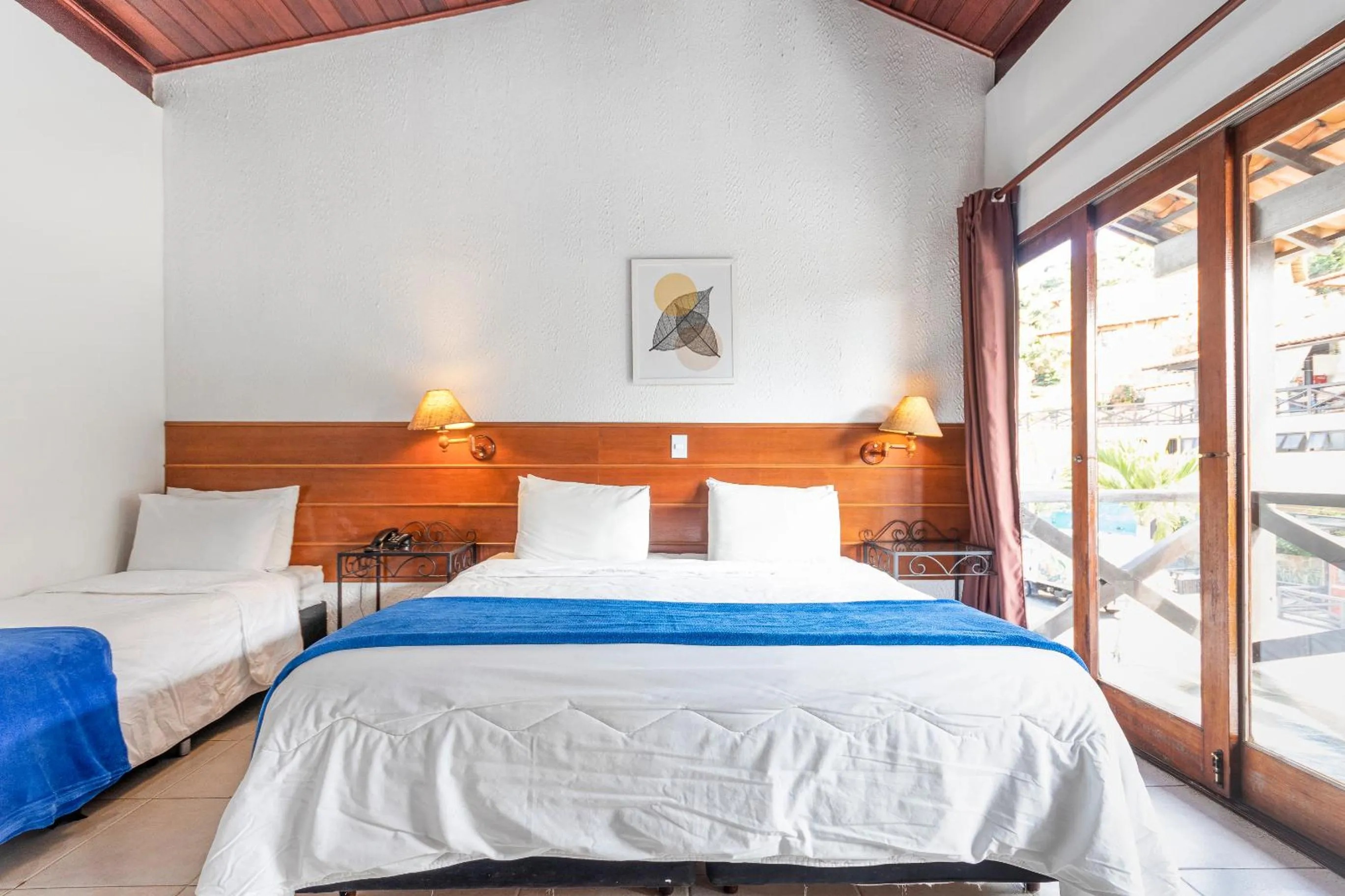 Bed in Hotel Ilha Branca Inn