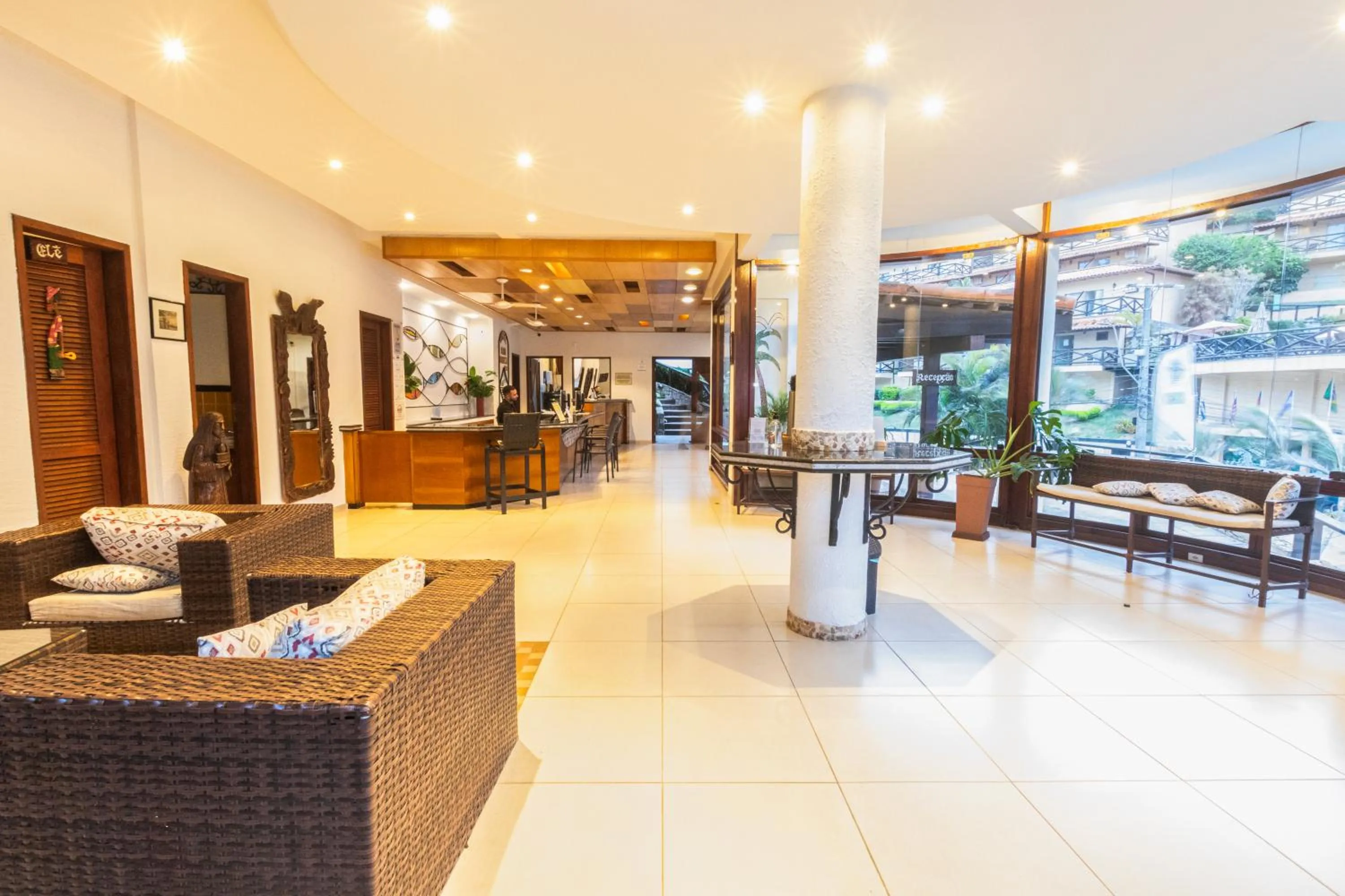 Lobby or reception in Hotel Ilha Branca Inn