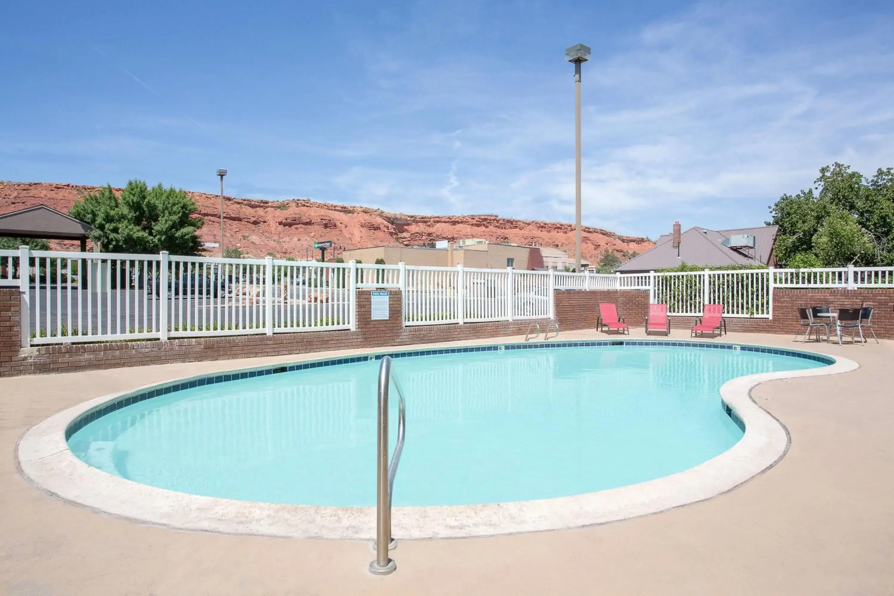 Pool view in Super 8 by Wyndham St. George UT Pool view in Super 8 by Wyndham St. George UT