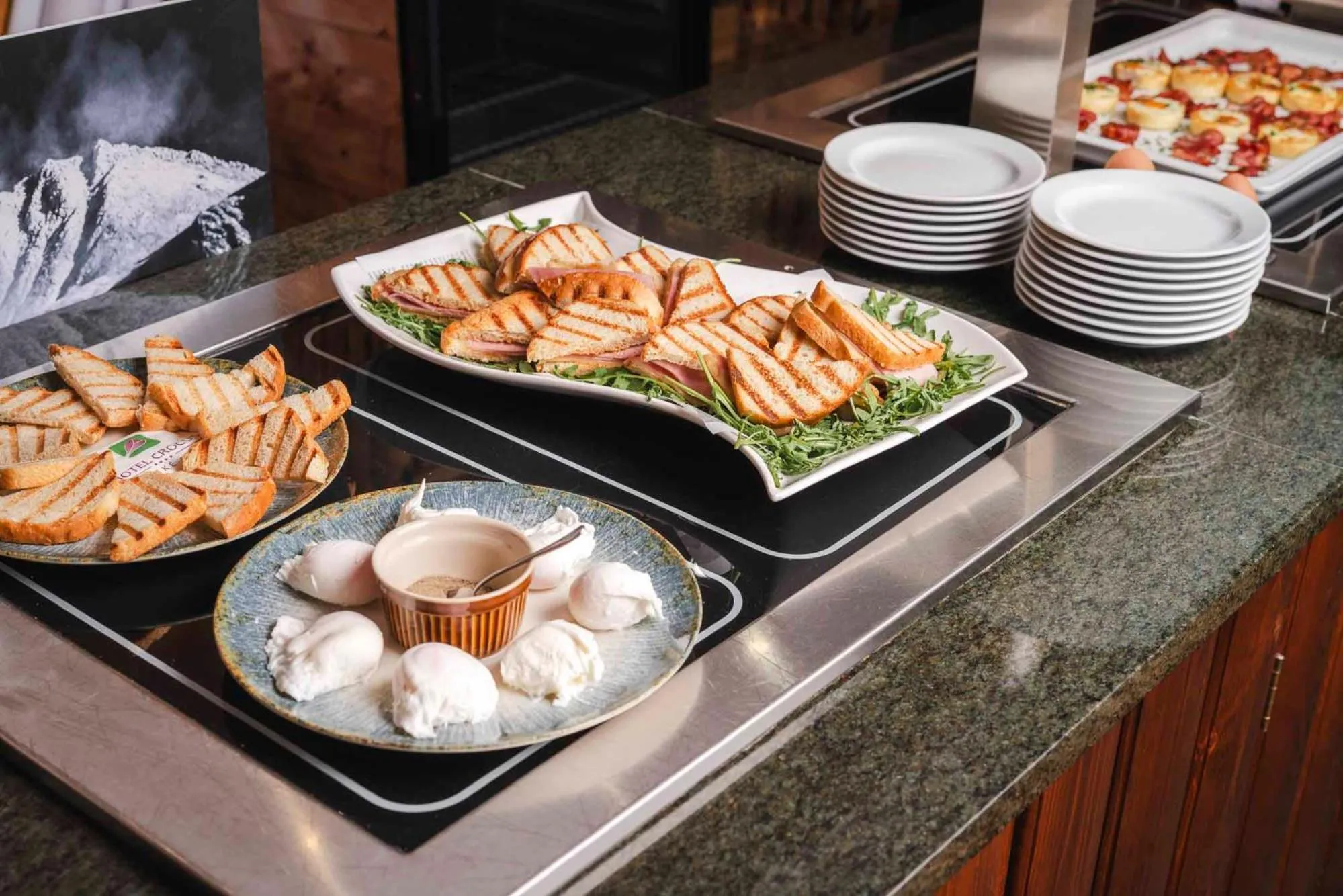 Buffet breakfast in Hotel CROCUS