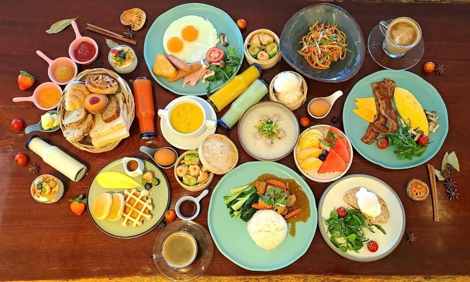 Breakfast in Bliston Suwan Park View Breakfast in Bliston Suwan Park View