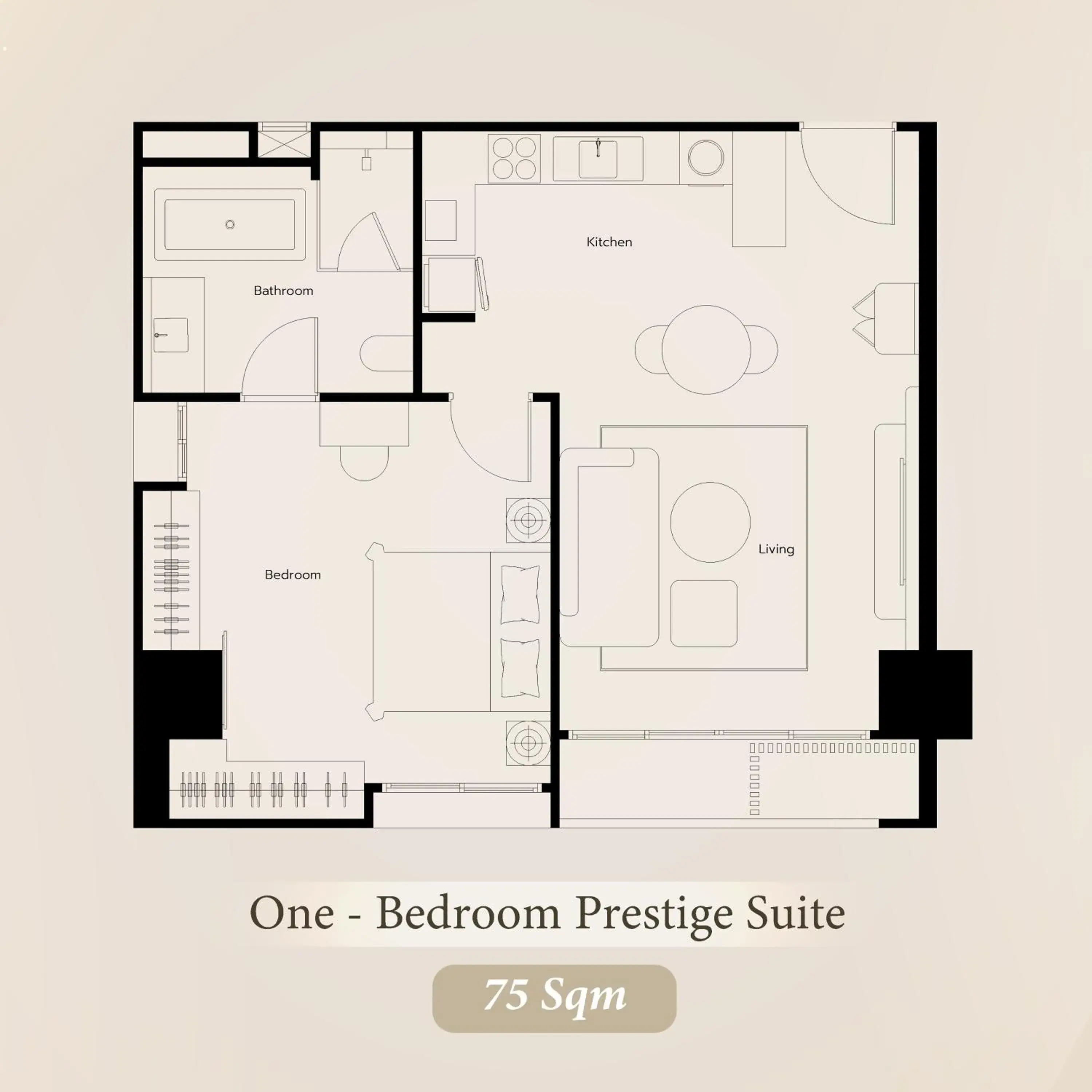 Floor plan in Bliston Suwan Park View Floor plan in Bliston Suwan Park View