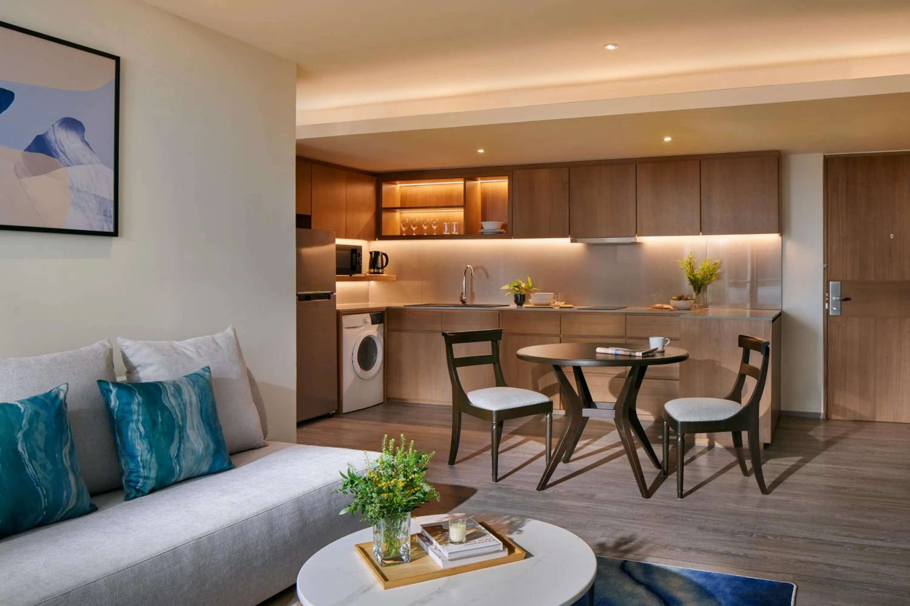 Living room in Bliston Suwan Park View