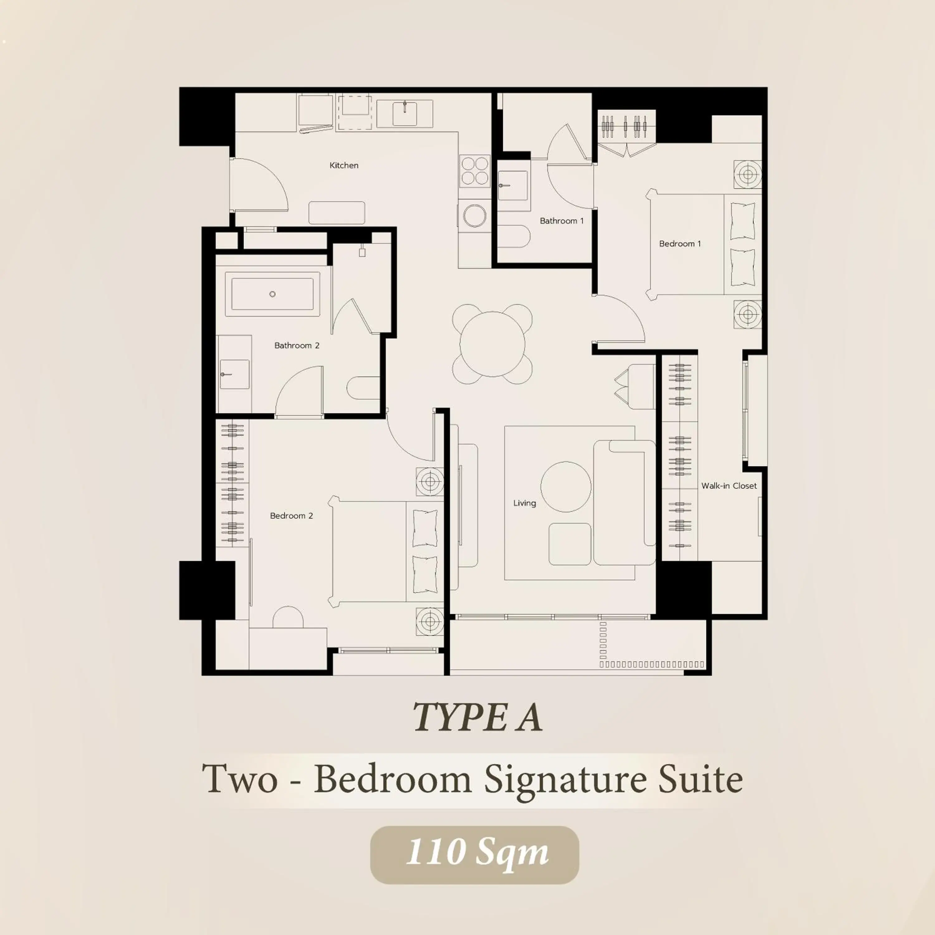 Floor plan in Bliston Suwan Park View Floor plan in Bliston Suwan Park View