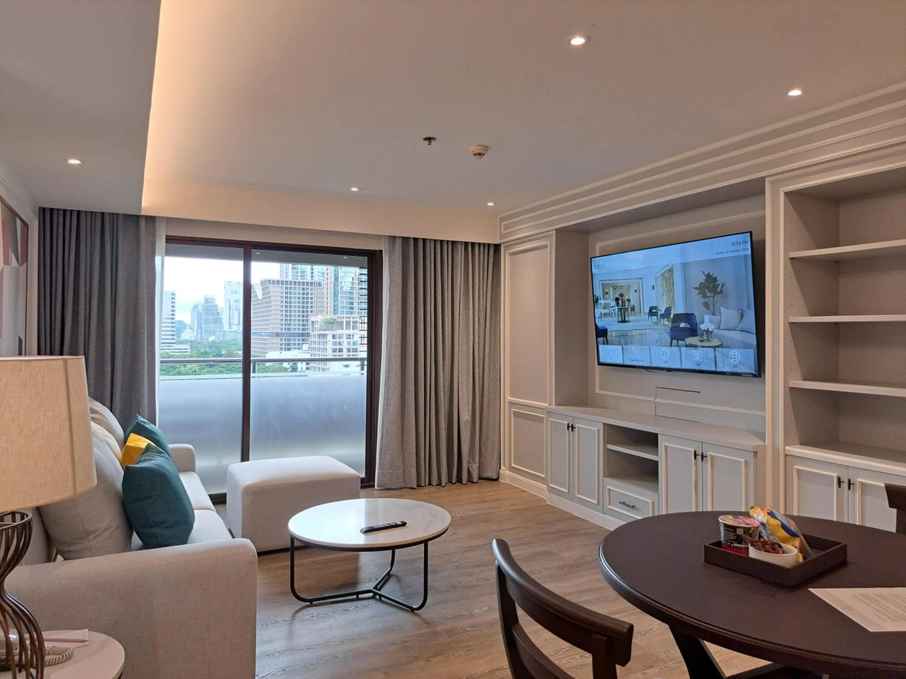 Living room in Bliston Suwan Park View