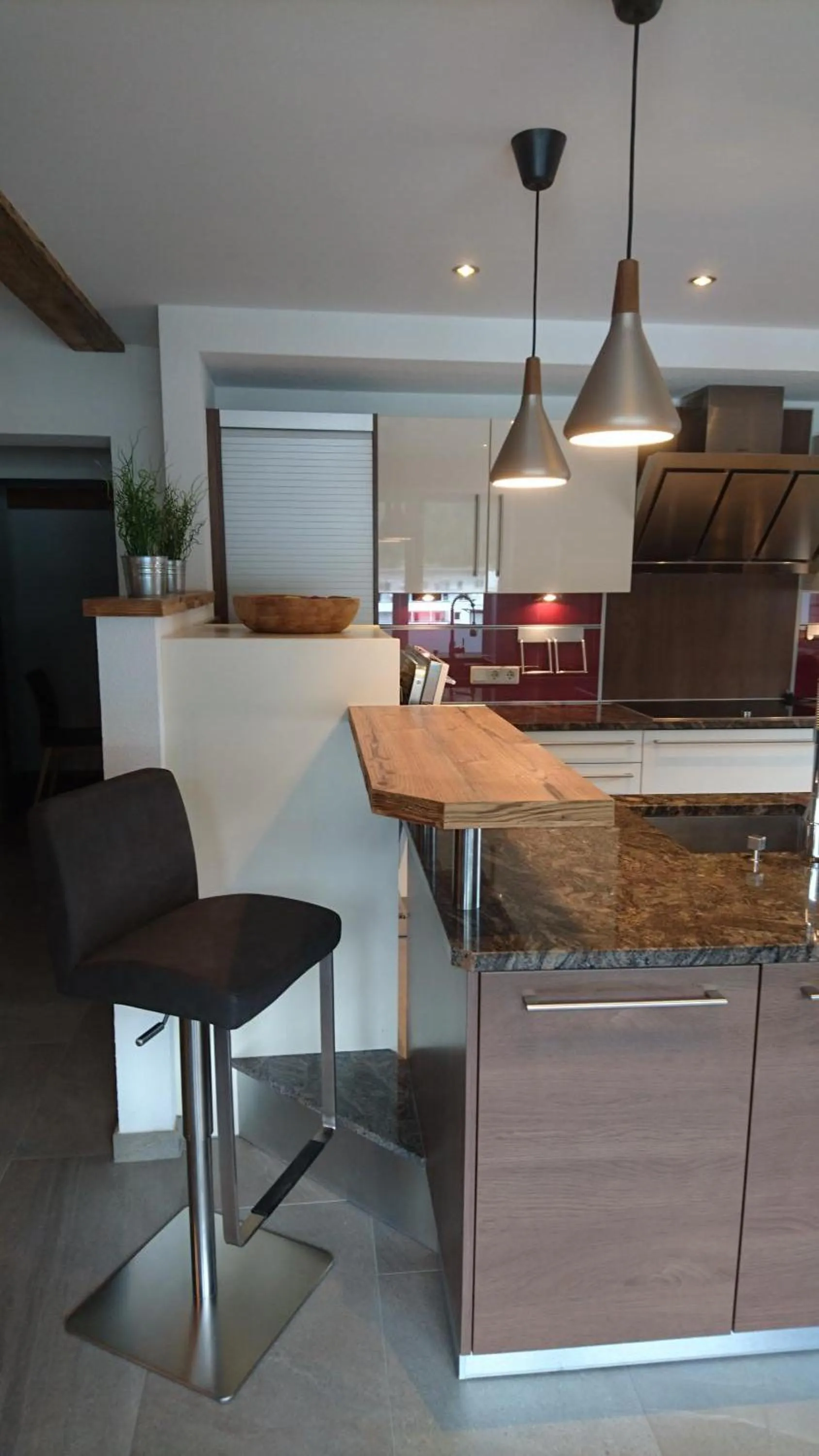 Kitchen or kitchenette in Inn-Apartments