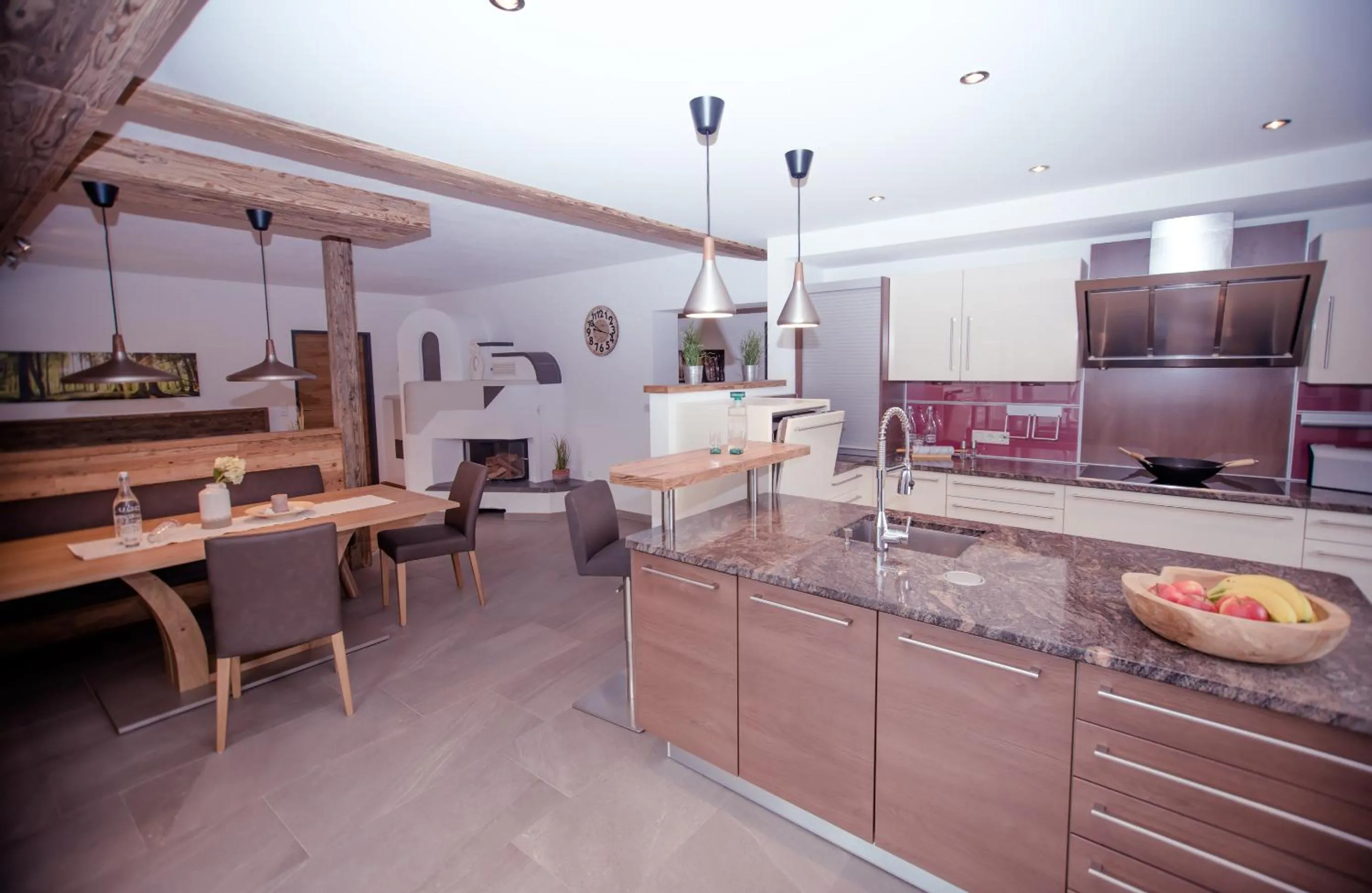 Kitchen or kitchenette in Inn-Apartments