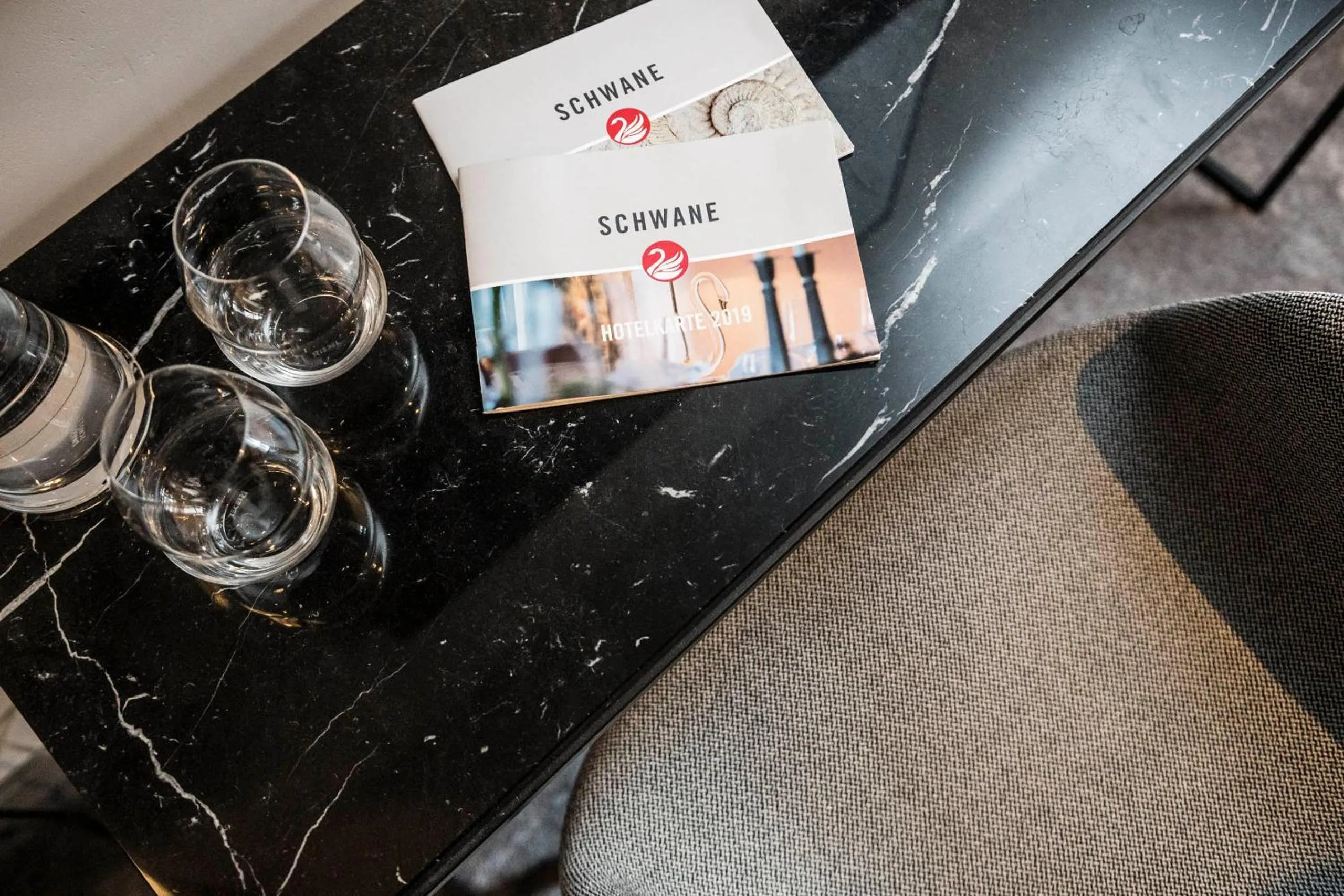 Seating area in Romantik Hotel Zur Schwane