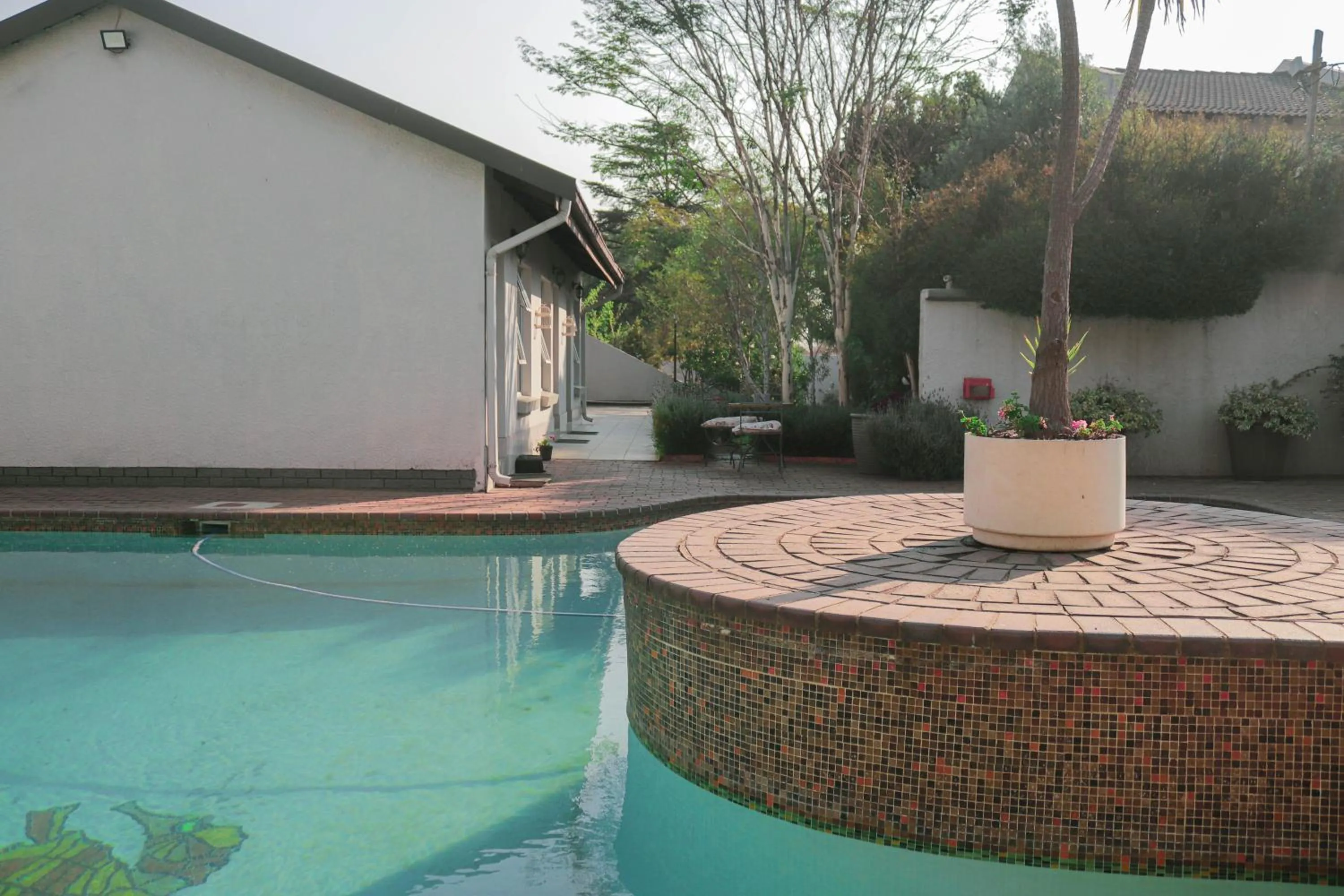 Pool view in 3 Liebeloft Guest House