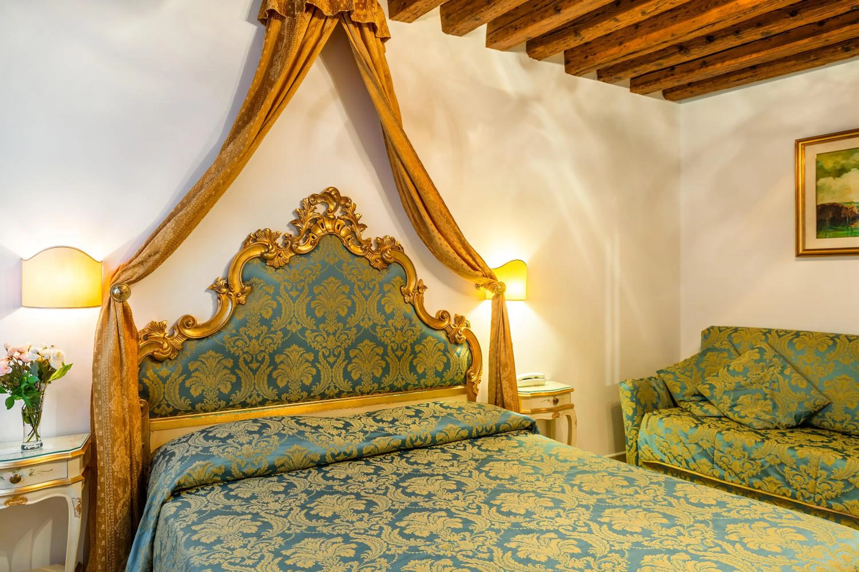 Bed in Hotel Al Vagon