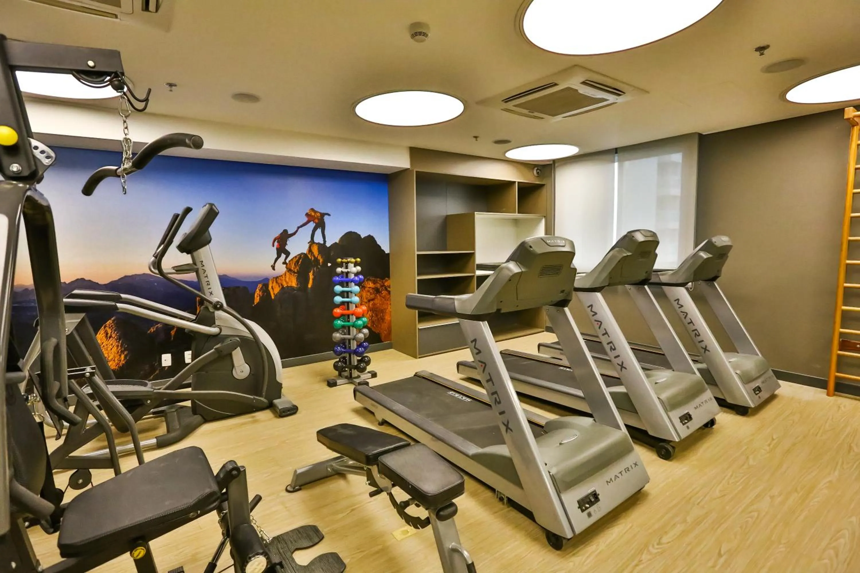 Fitness centre/facilities in Hilton Garden Inn Santo Andre
