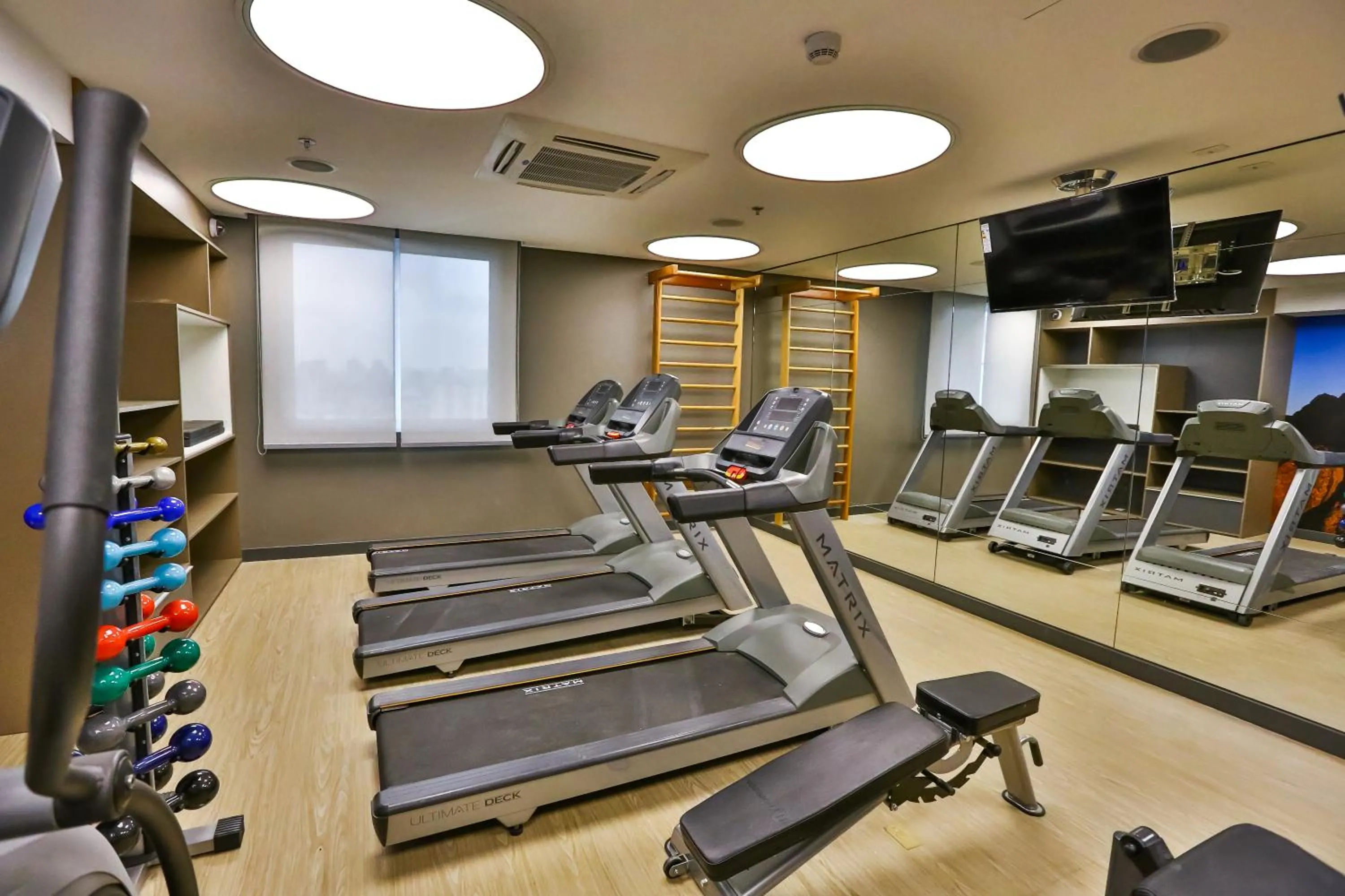 Fitness centre/facilities in Hilton Garden Inn Santo Andre