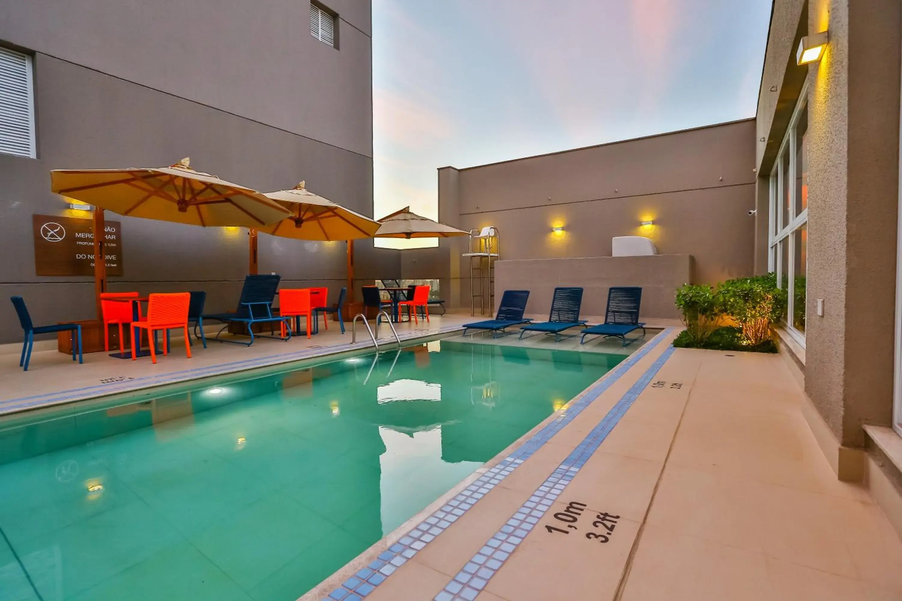 Swimming pool in Hilton Garden Inn Santo Andre Swimming pool in Hilton Garden Inn Santo Andre