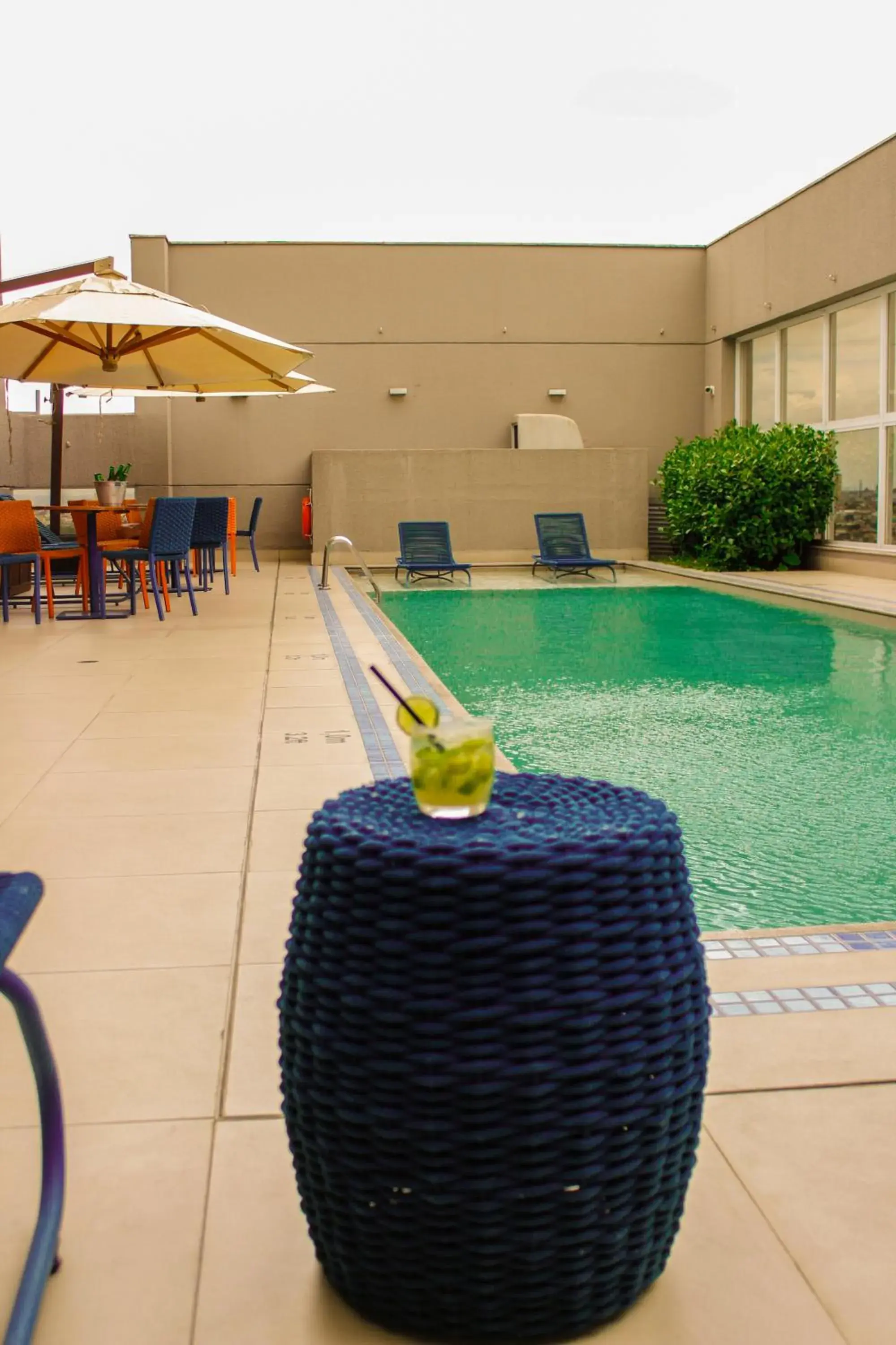 Swimming pool in Hilton Garden Inn Santo Andre Swimming pool in Hilton Garden Inn Santo Andre