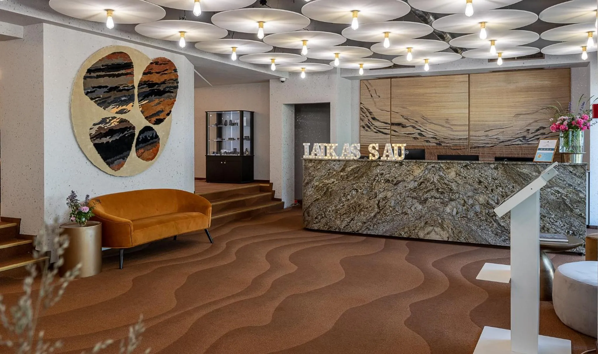 Lobby or reception in Auksinės Kopos