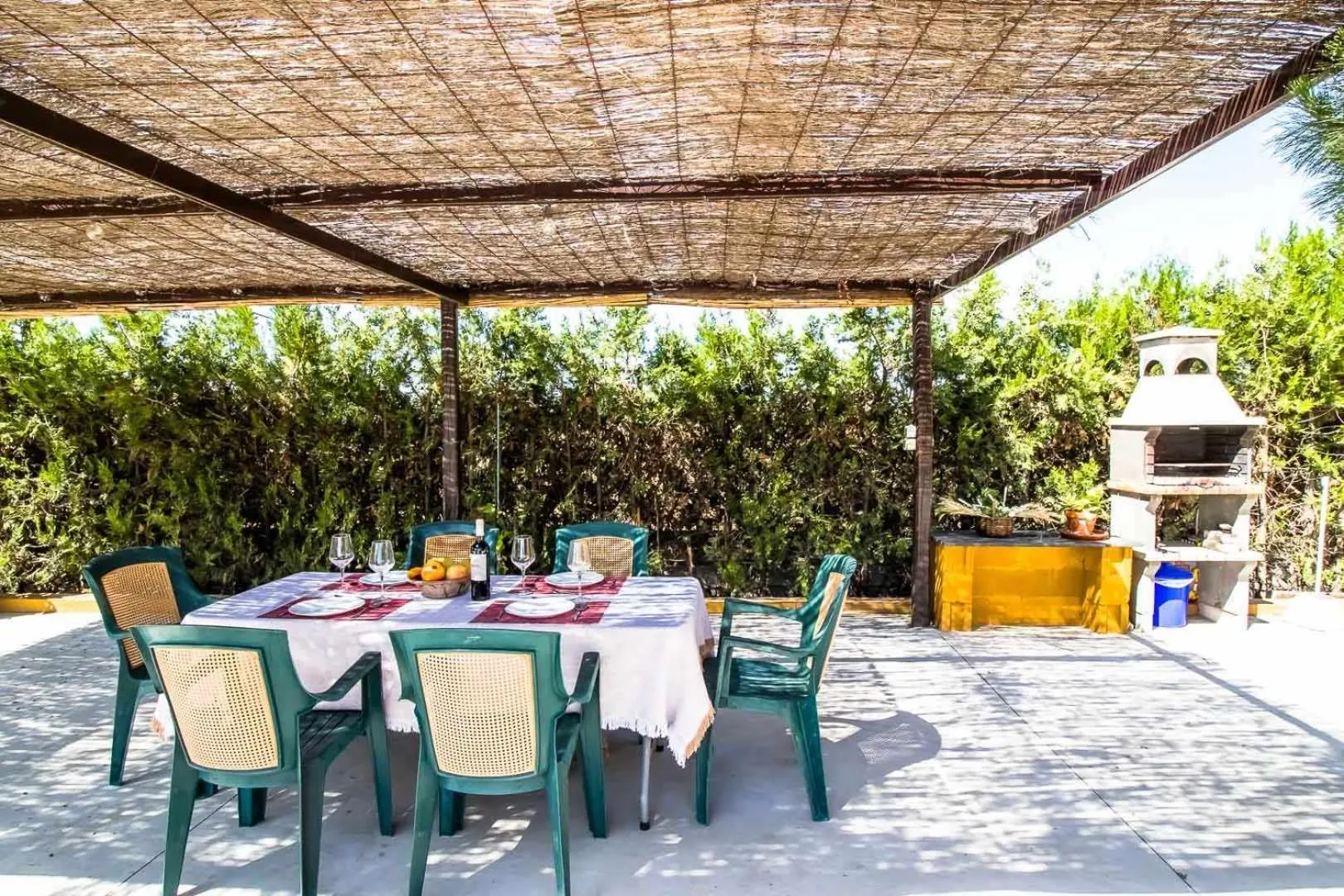 BBQ facilities in Casa Rural Villa Lucrecia