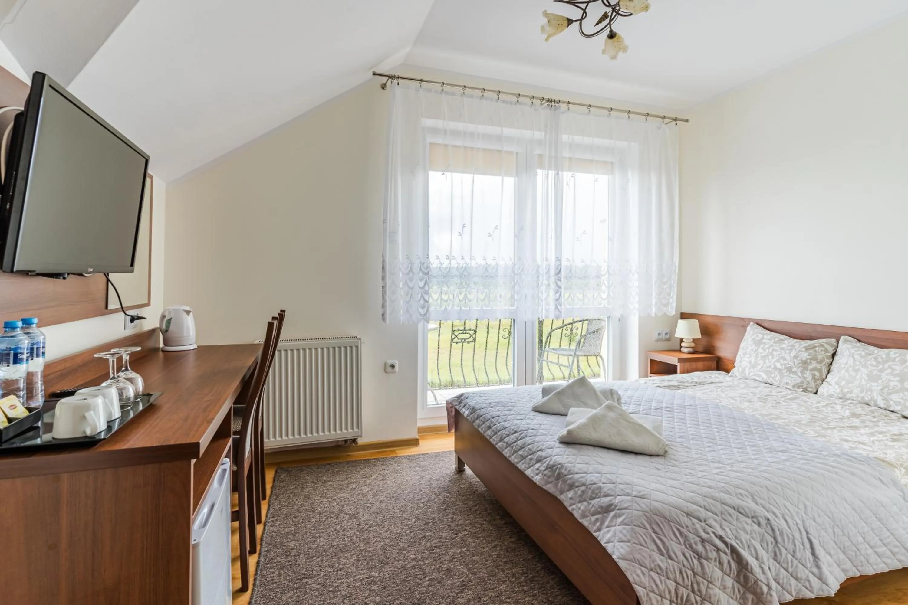 Bed in RAMZES-pokoje z balkonami,parking,Blisko do plaży Ustka