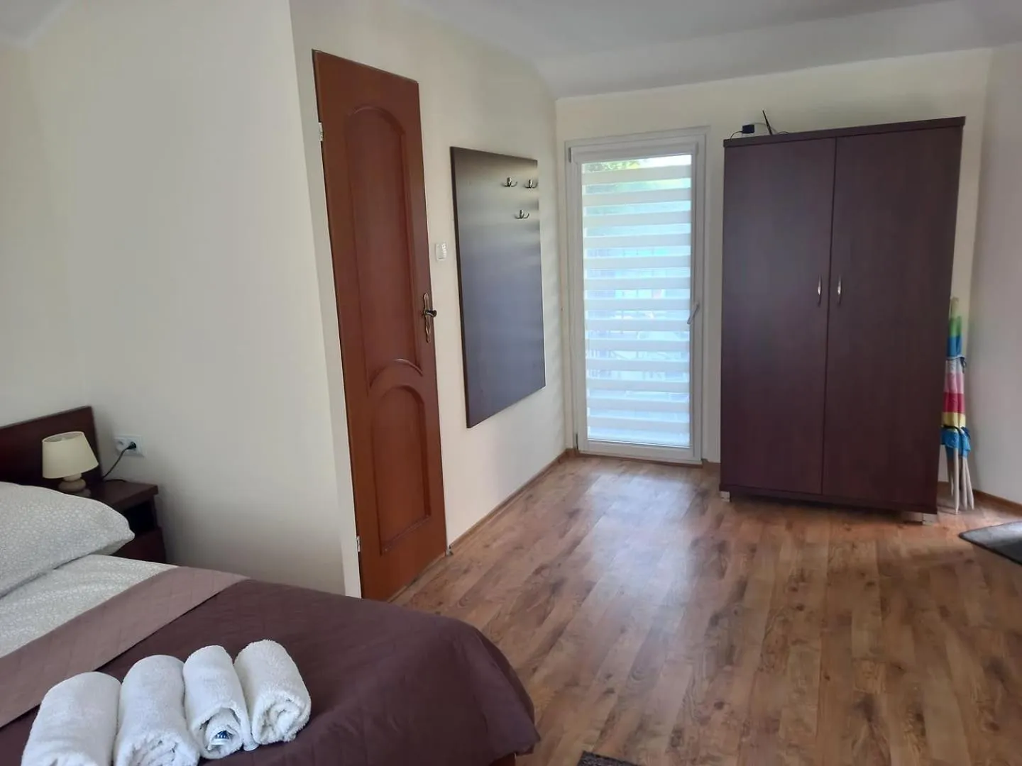 Bed in RAMZES-pokoje z balkonami,parking,Blisko do plaży Ustka