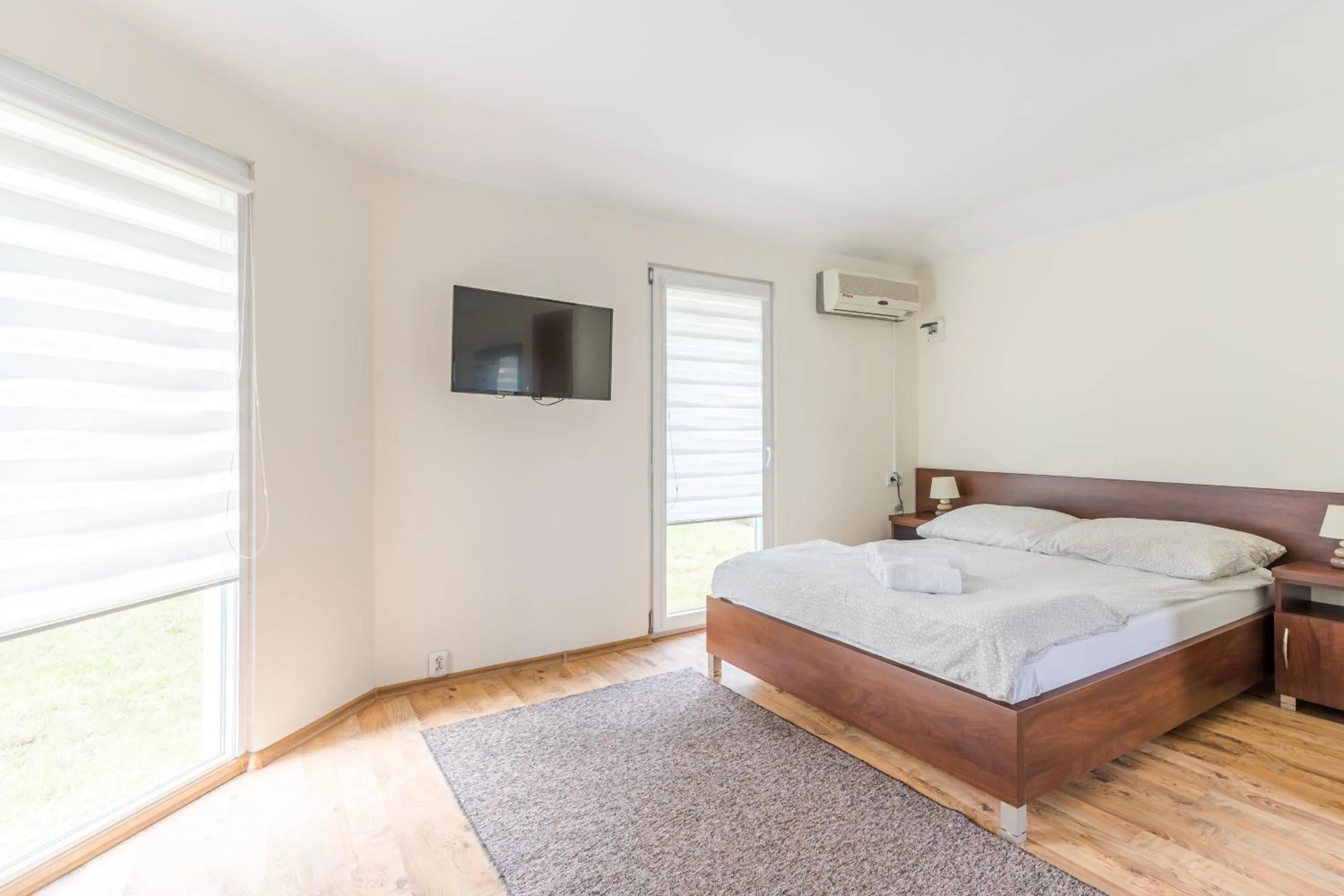 Bed in RAMZES-pokoje z balkonami,parking,Blisko do plaży Ustka