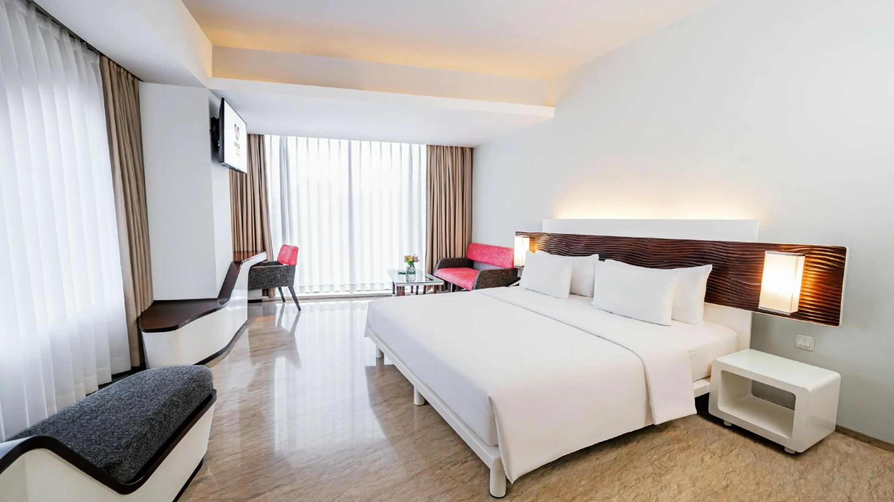 Bedroom, Bed in Sensa Hotel Bandung