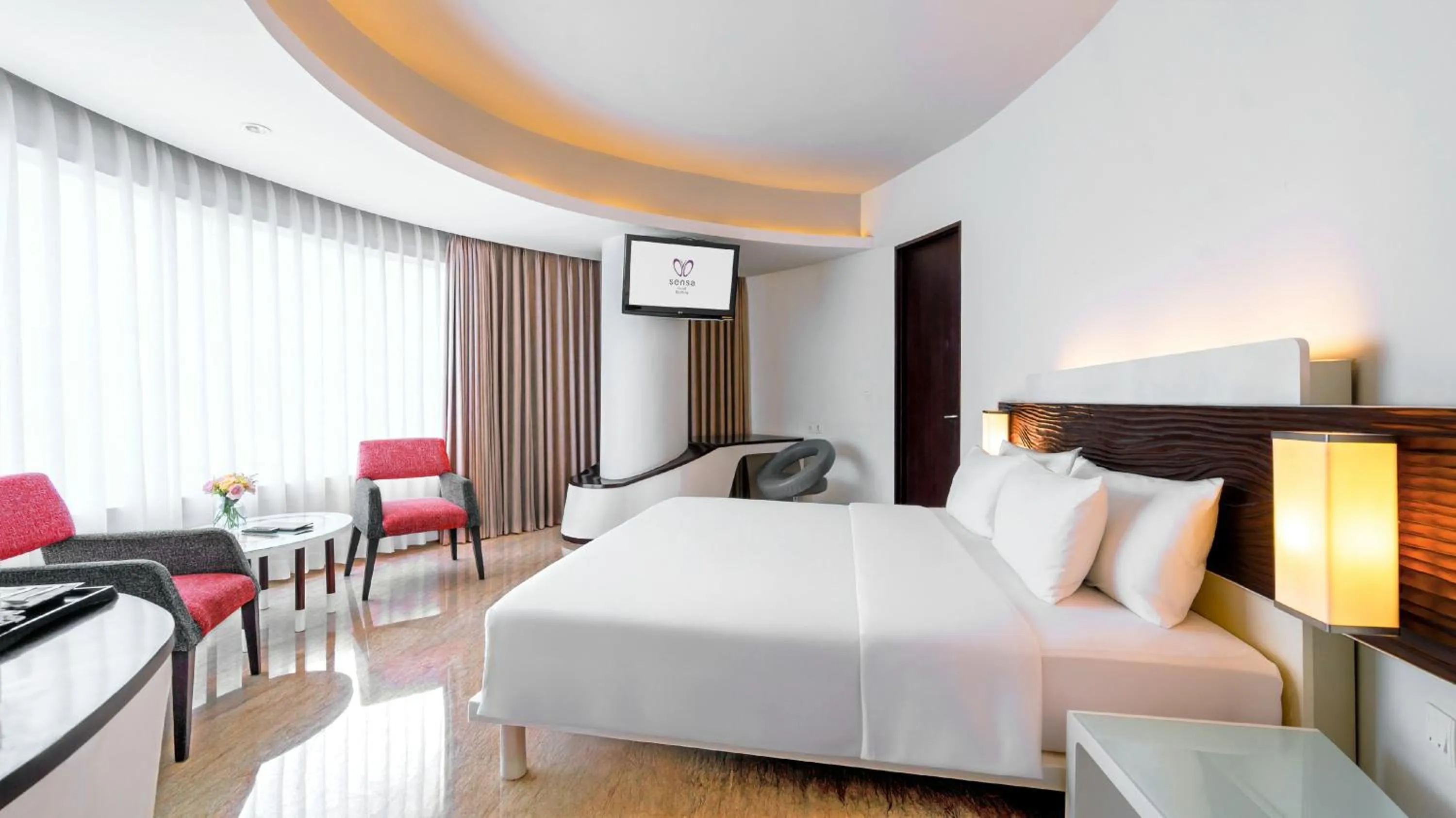 Bedroom, Bed in Sensa Hotel Bandung