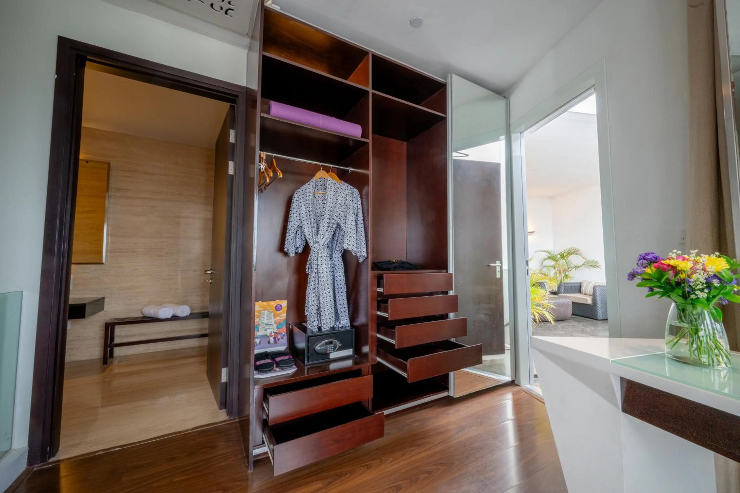wardrobe in Sensa Hotel Bandung