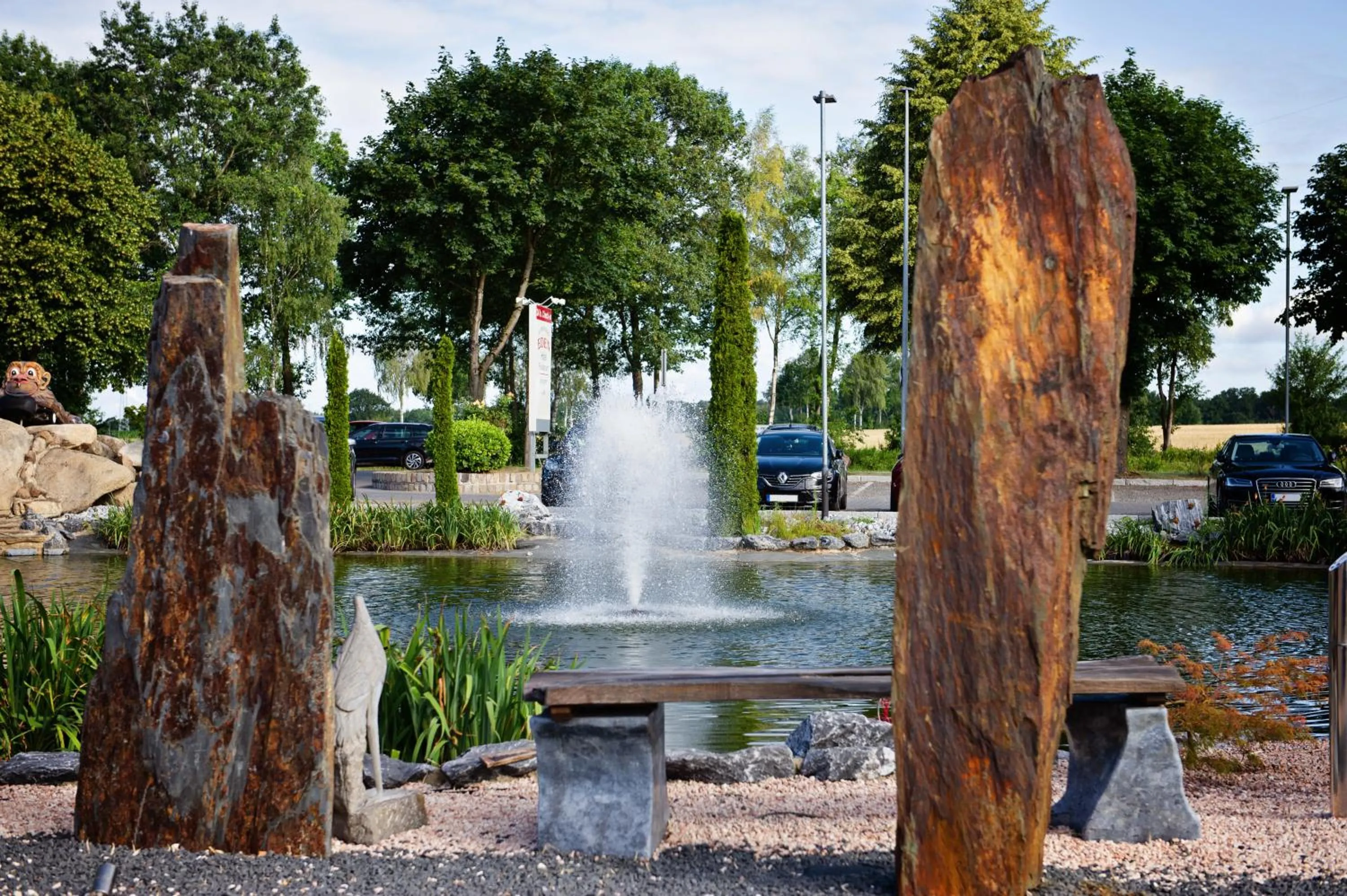 Garden view in Landhaus Eden 3 Sterne Superior