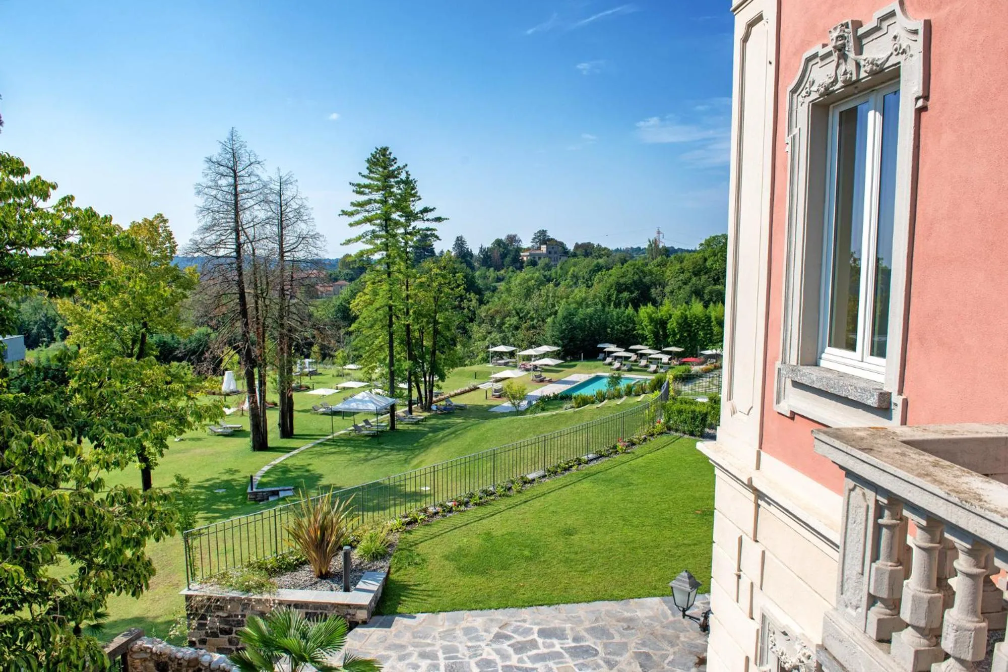 Garden view in Relais & Spa Castello di Casiglio