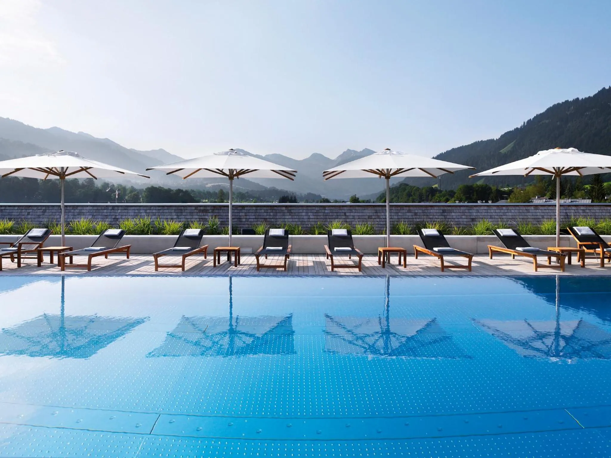 Swimming pool in Schwarzer Adler Kitzbühel - Adults Only