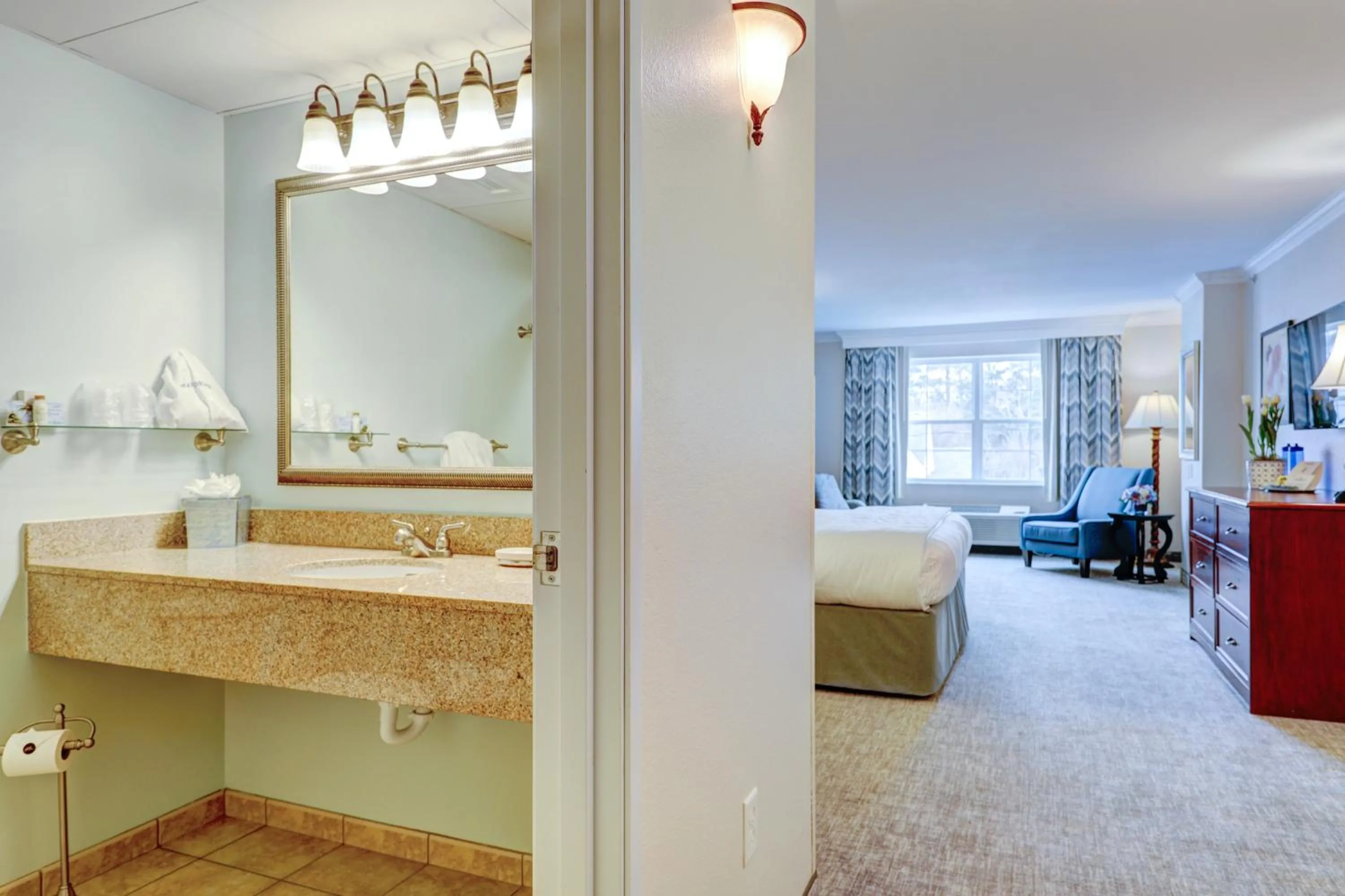 Quiet street view in Hotel Rehoboth