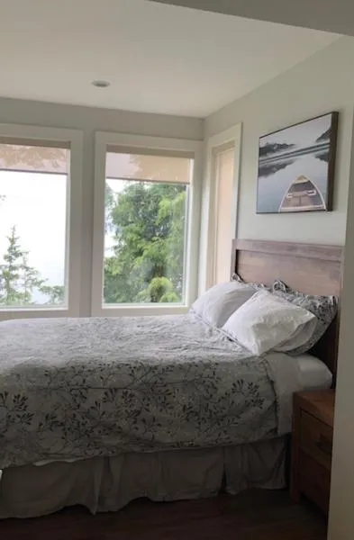 Bed in The Lodge on Harrison Lake