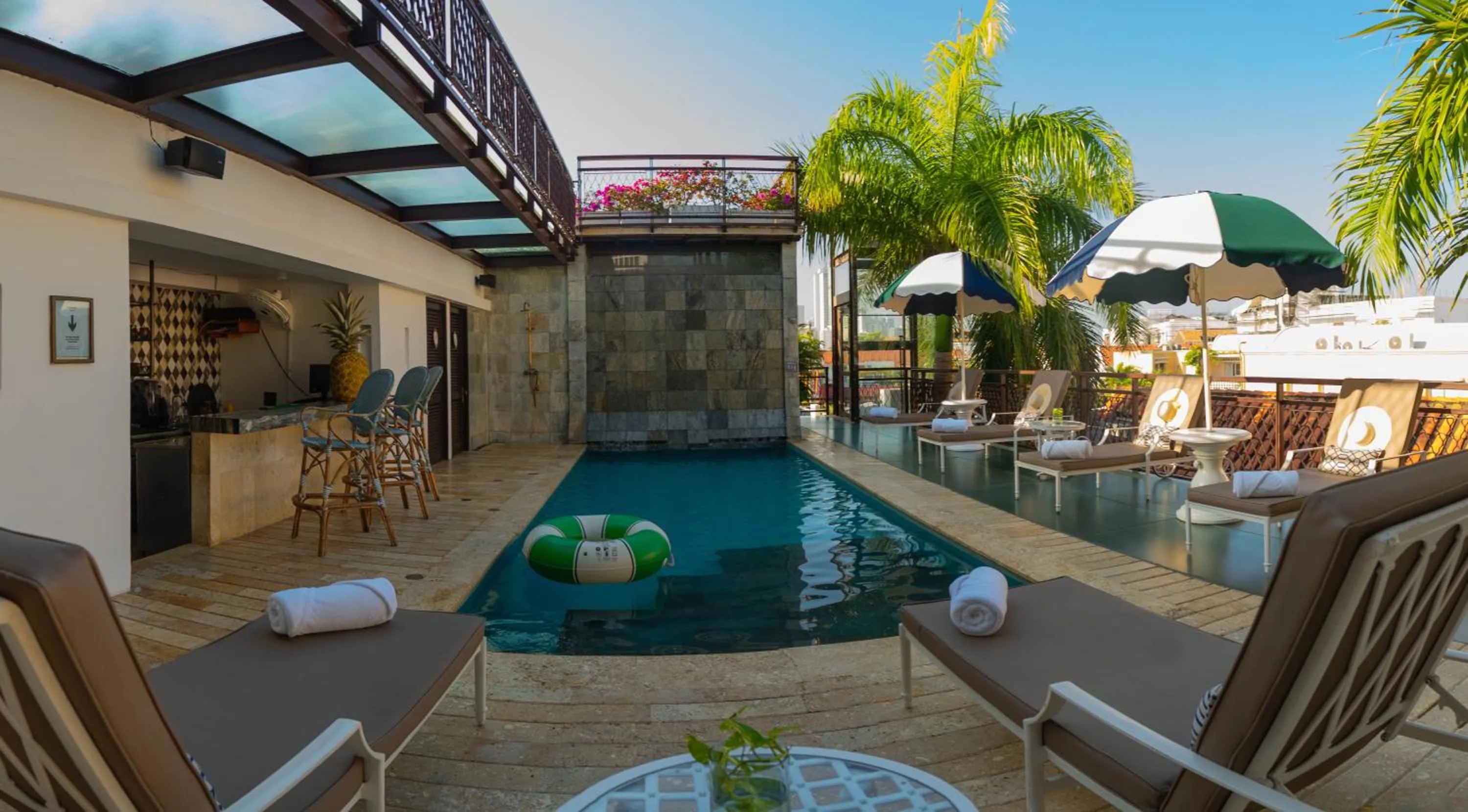 Swimming pool in Hotel Capellán de Getsemaní