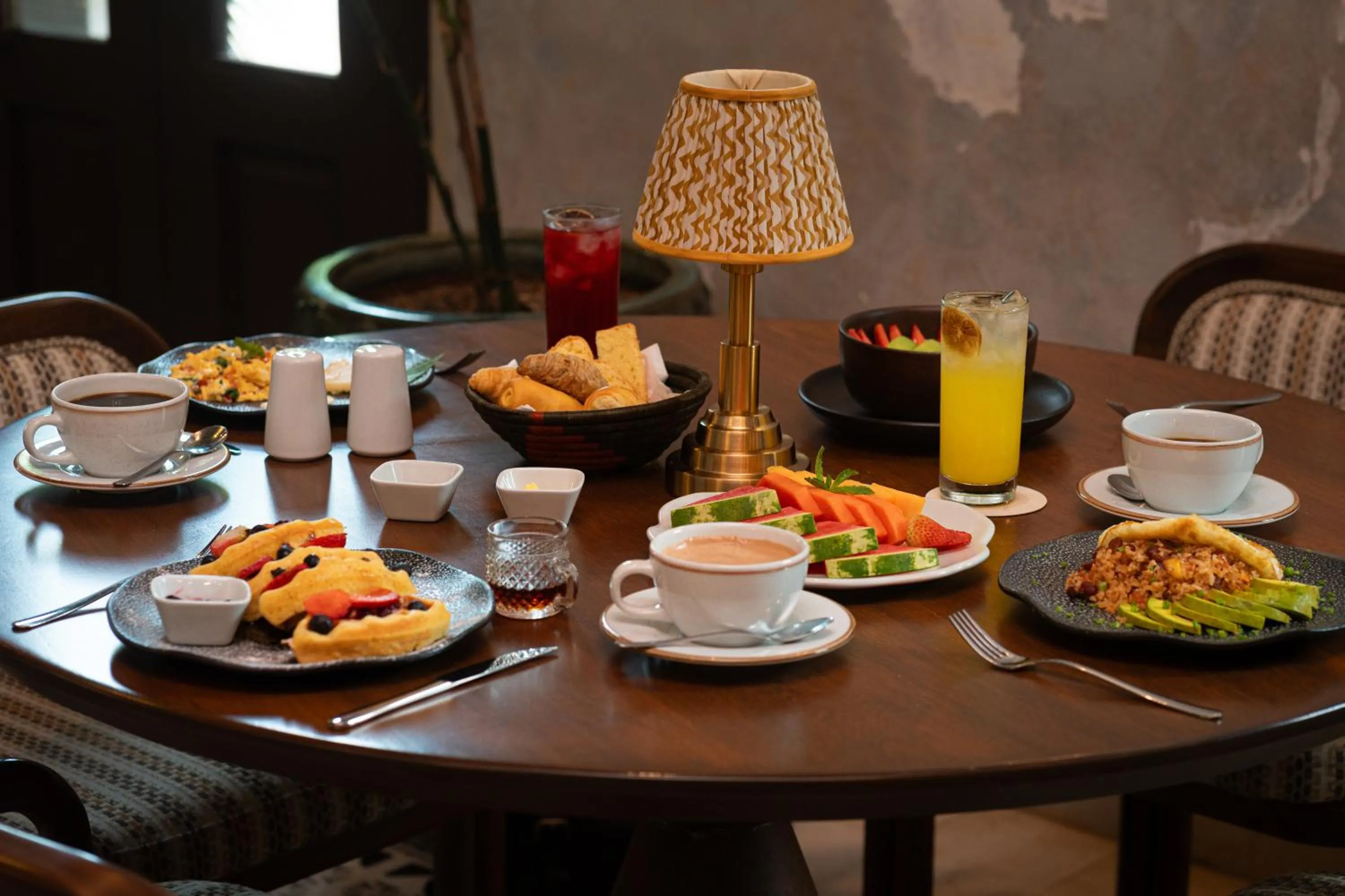 Food and drinks in Hotel Capellán de Getsemaní