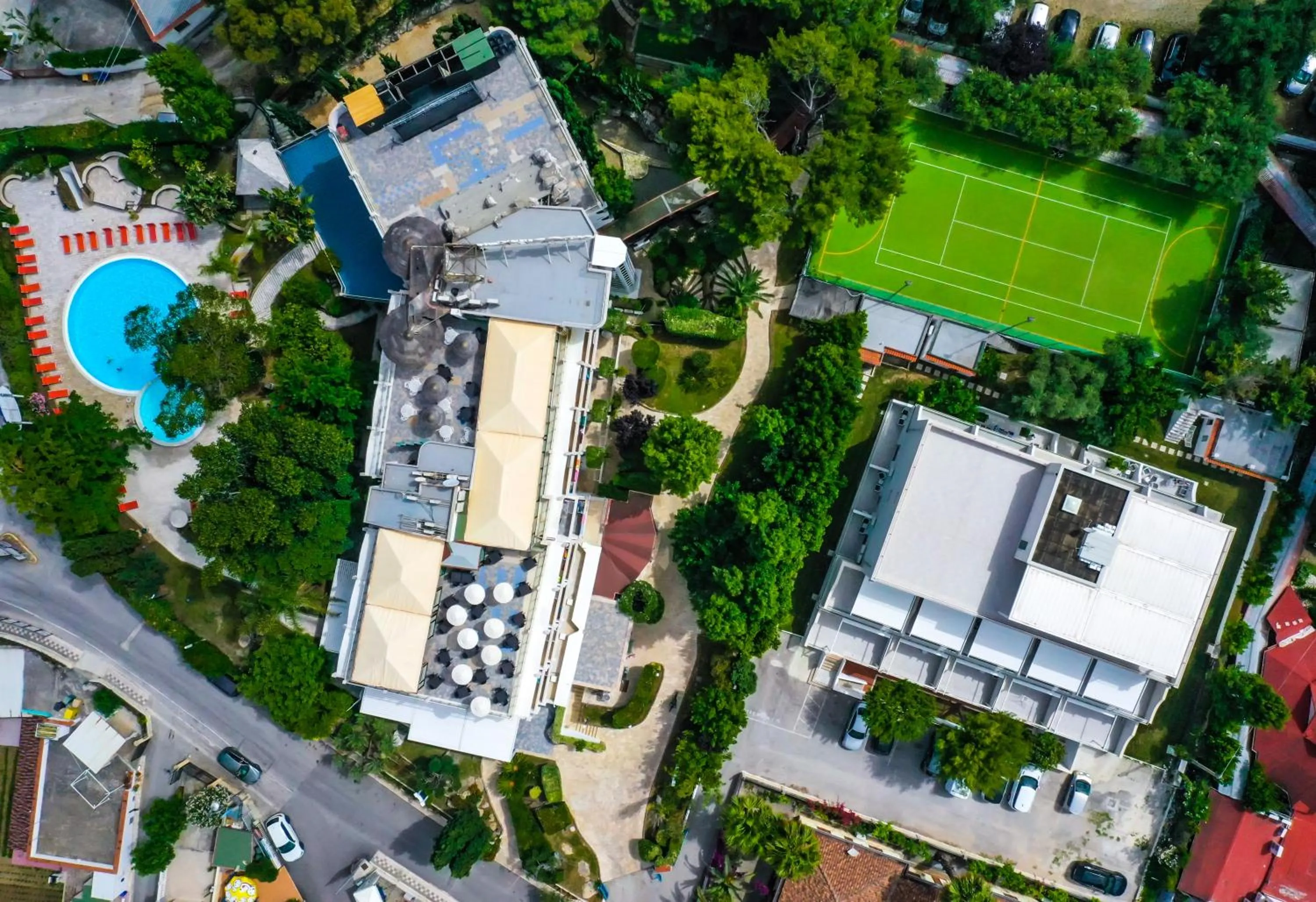 Bird's eye view in Park Hotel Valle Clavia