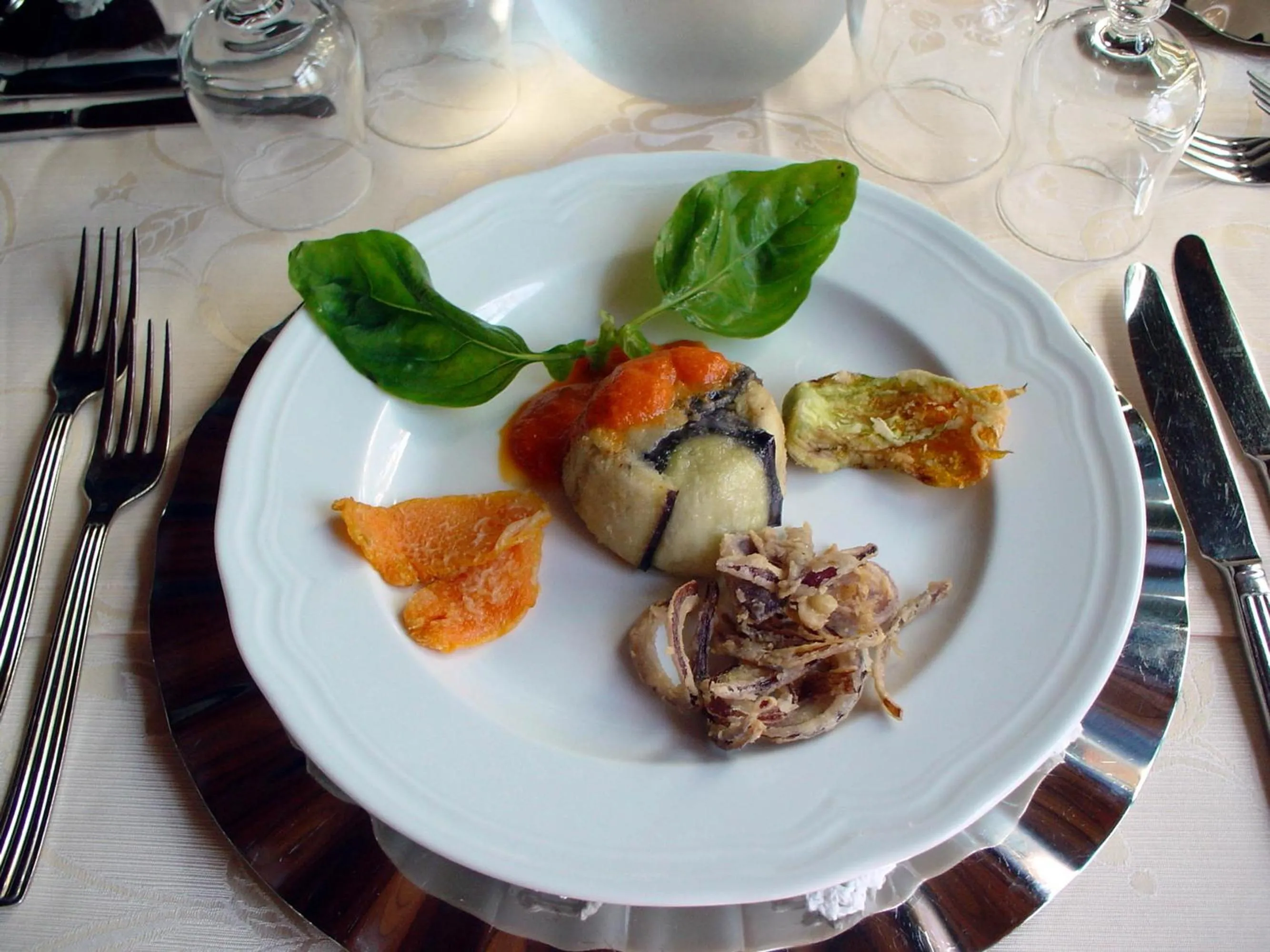 Food close-up in Park Hotel Valle Clavia