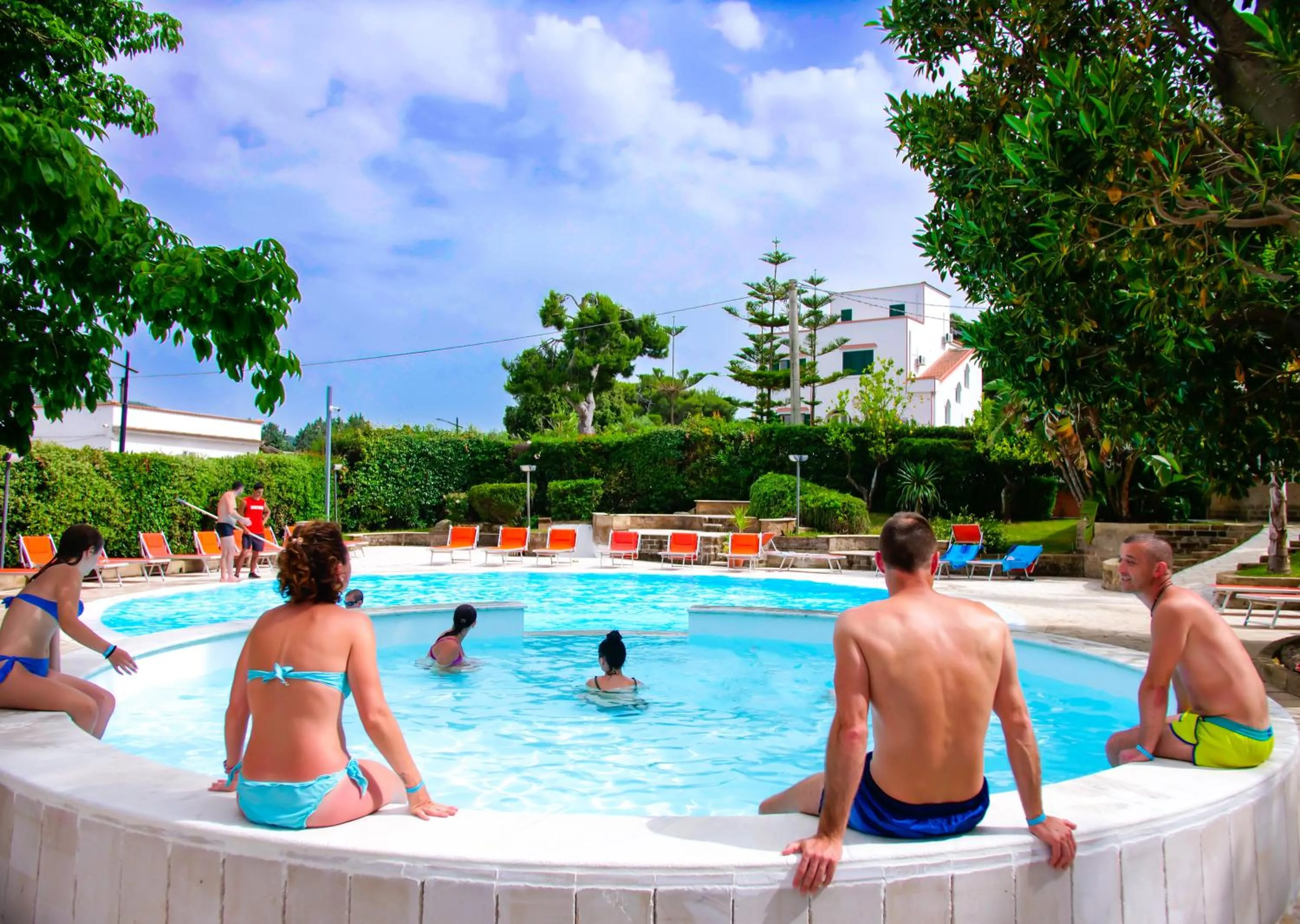 Swimming pool in Park Hotel Valle Clavia