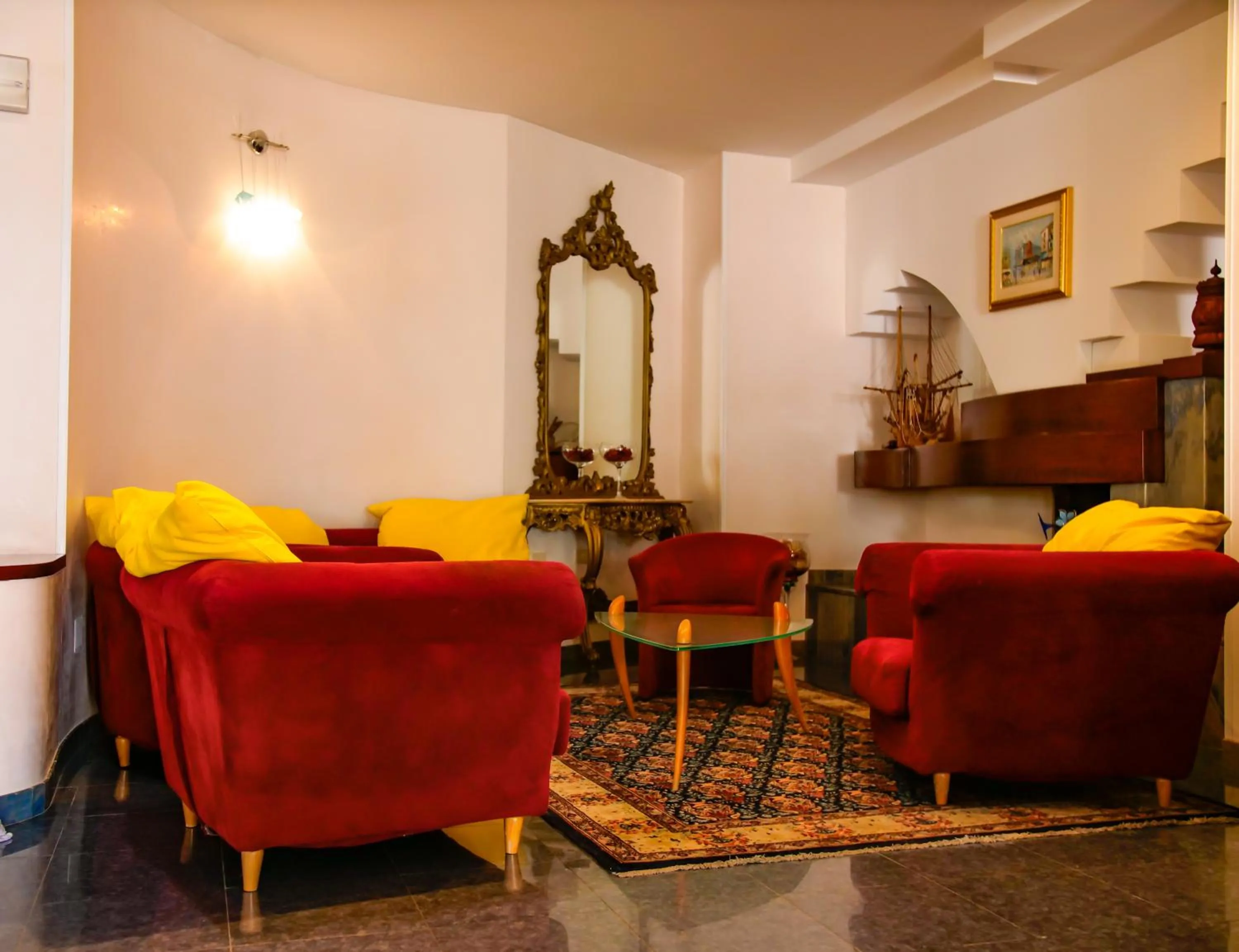 Lobby or reception in Park Hotel Valle Clavia