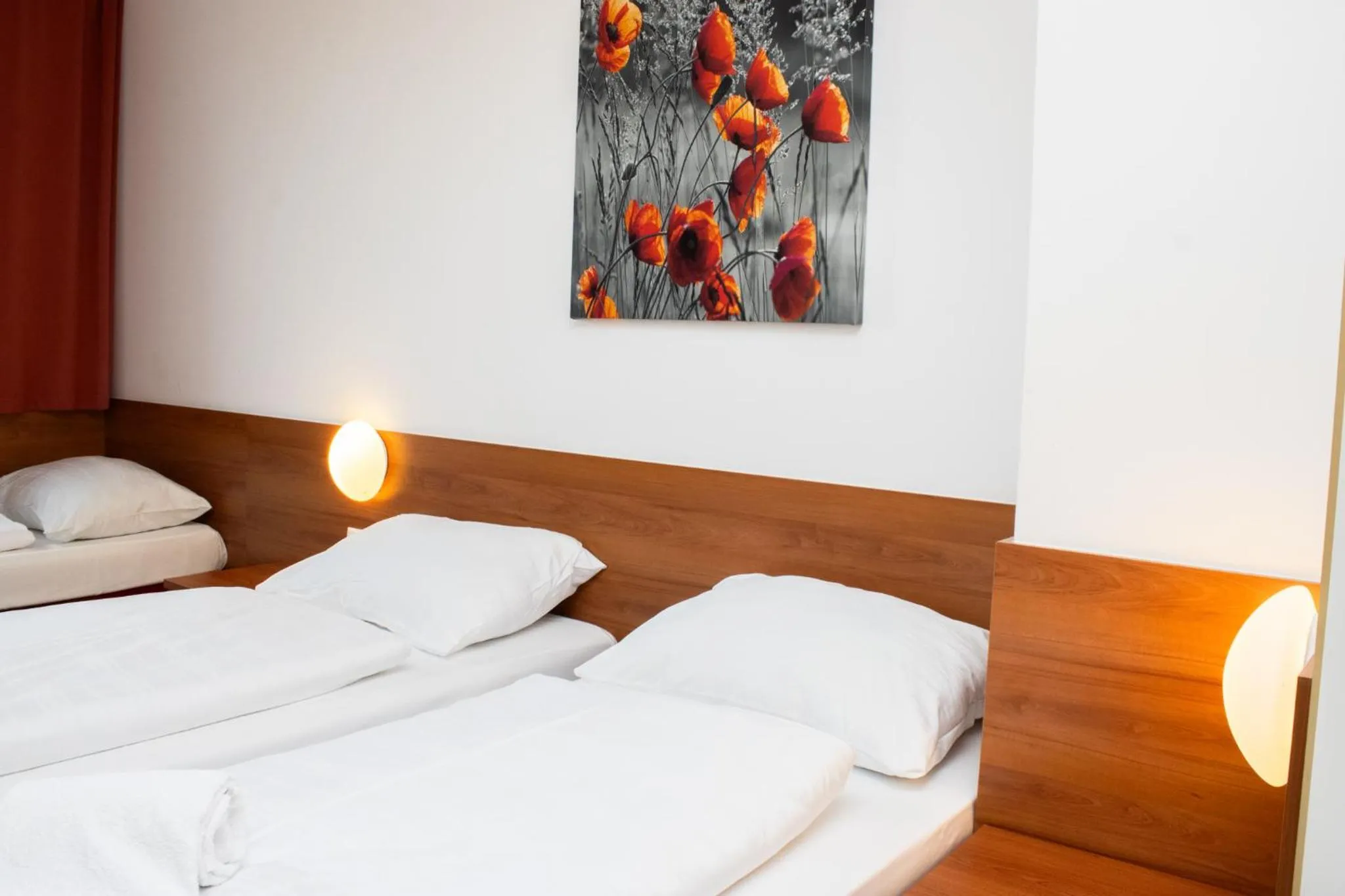 Photo of the whole room, Bed in OEKOTEL Traiskirchen