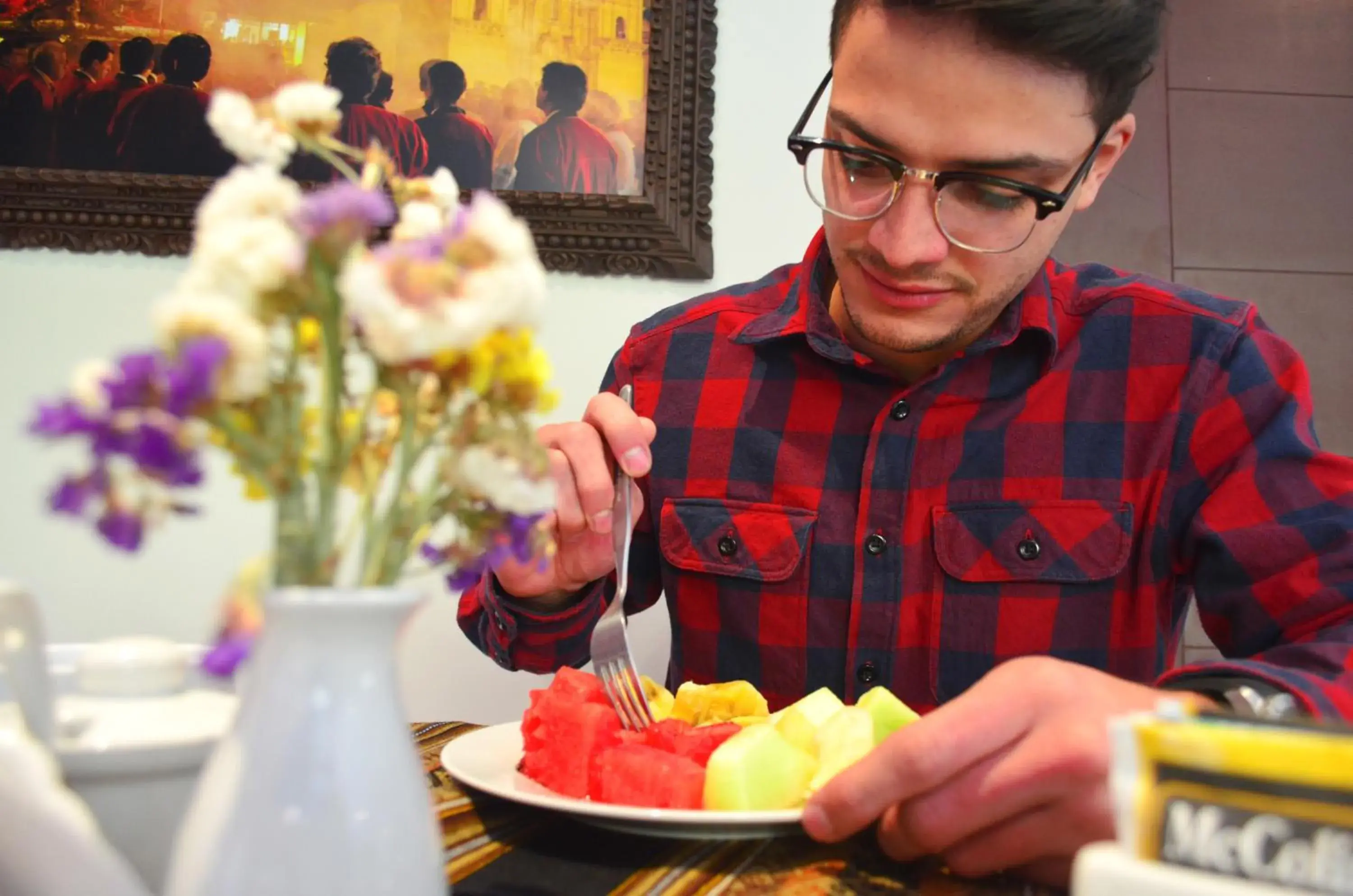 Continental breakfast in Ureta Hotel Continental breakfast in Ureta Hotel