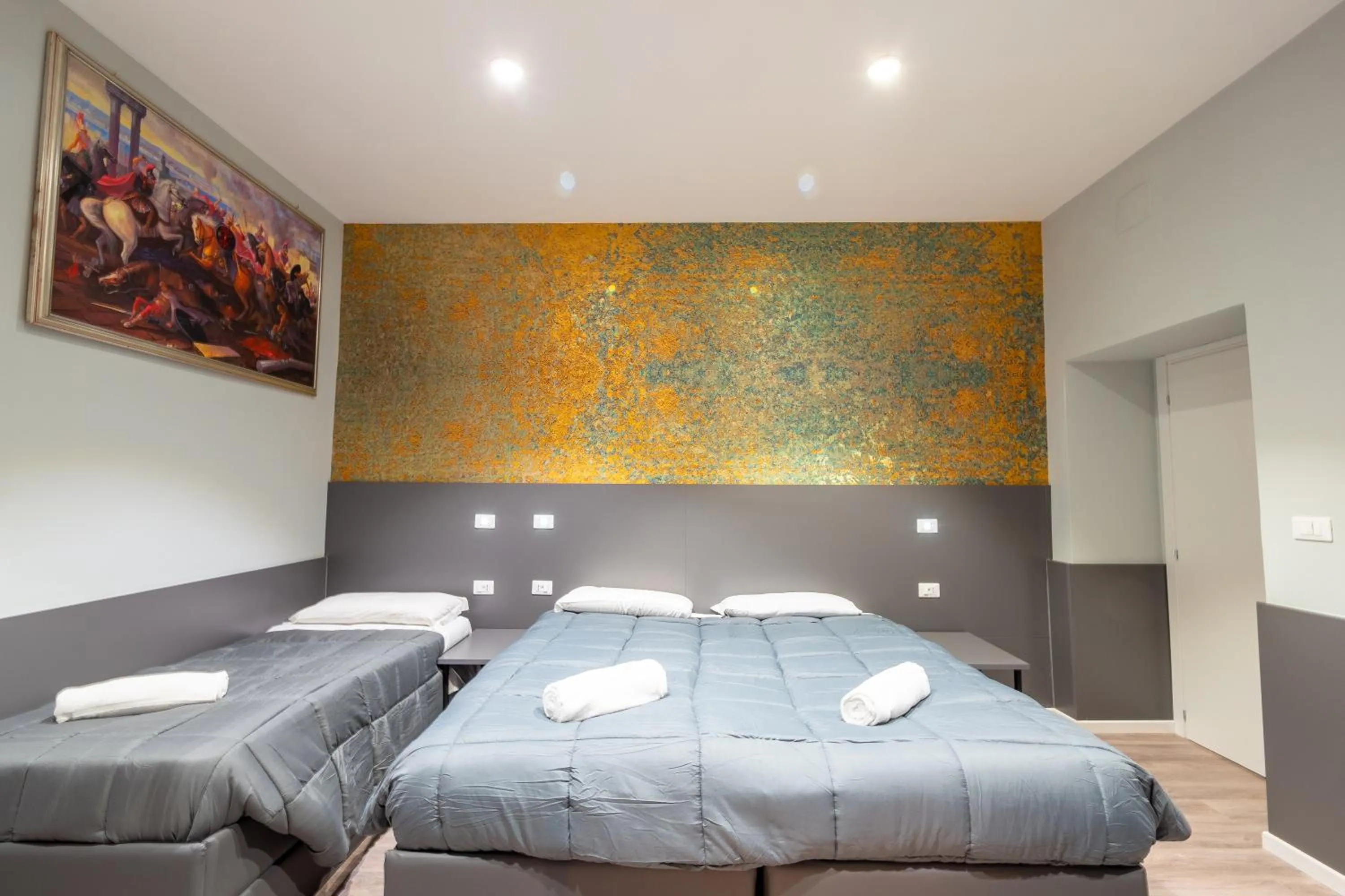 Bedroom, Bed in Alessandro Palace & Bar