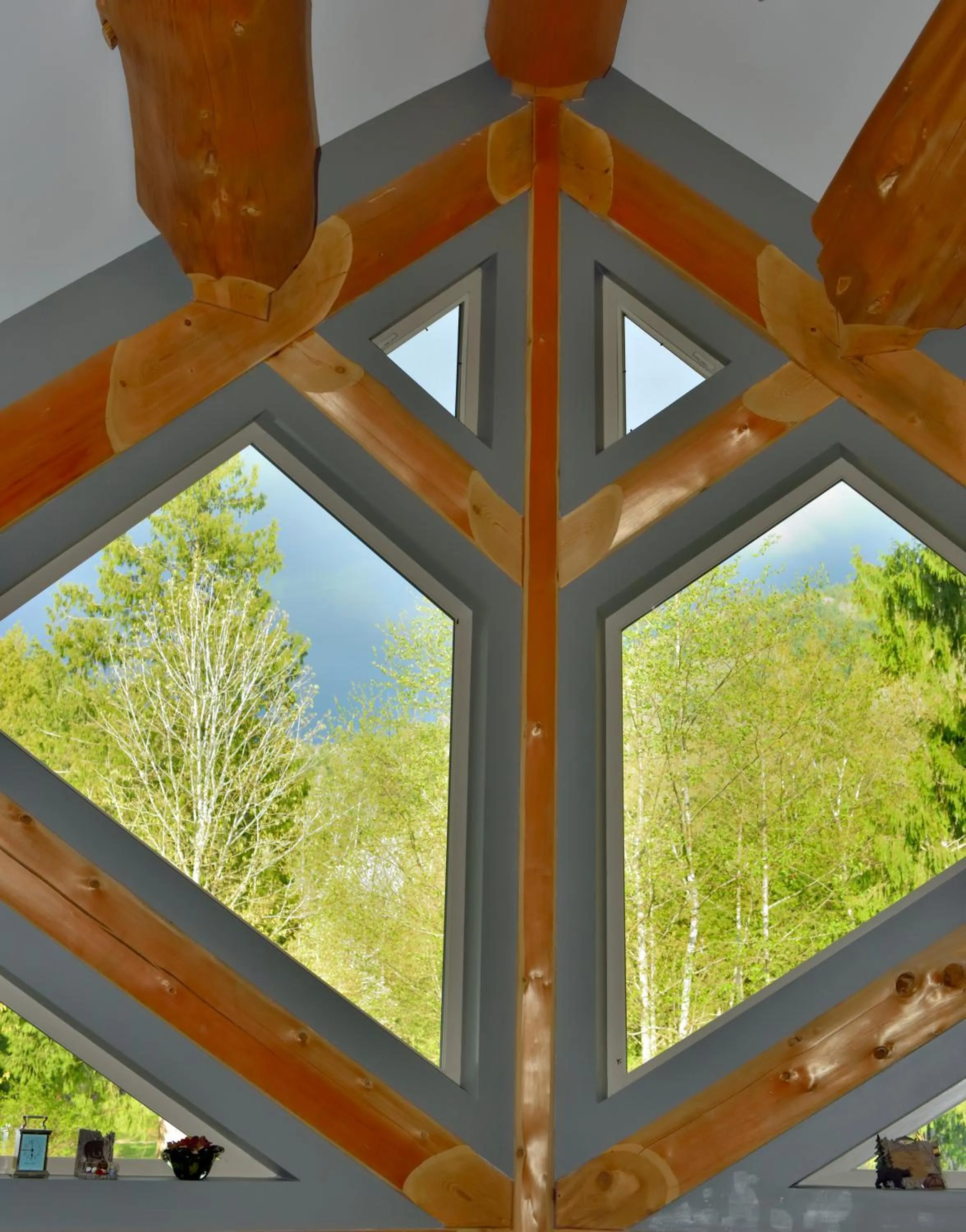 Seating area in The Rockwell-Harrison Guest Lodge