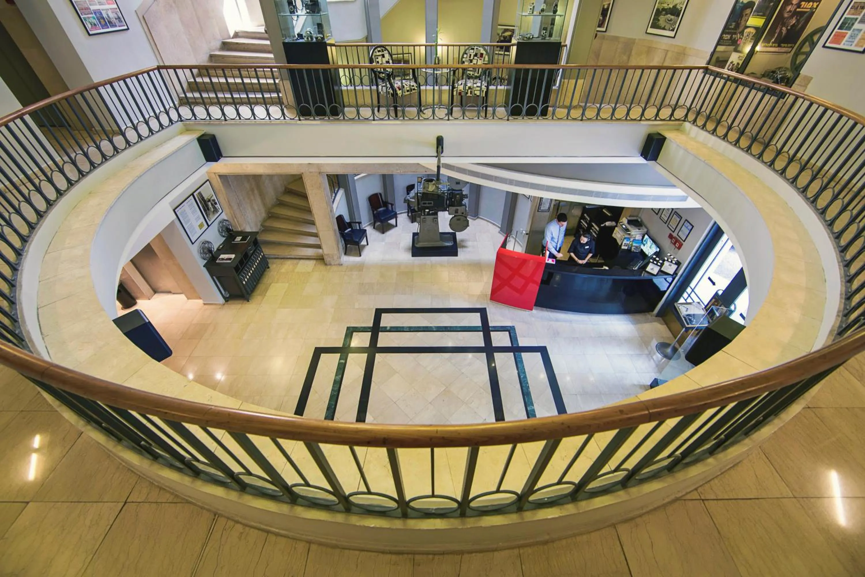 Lobby or reception in Cinema Hotel - an Atlas Boutique Hotel