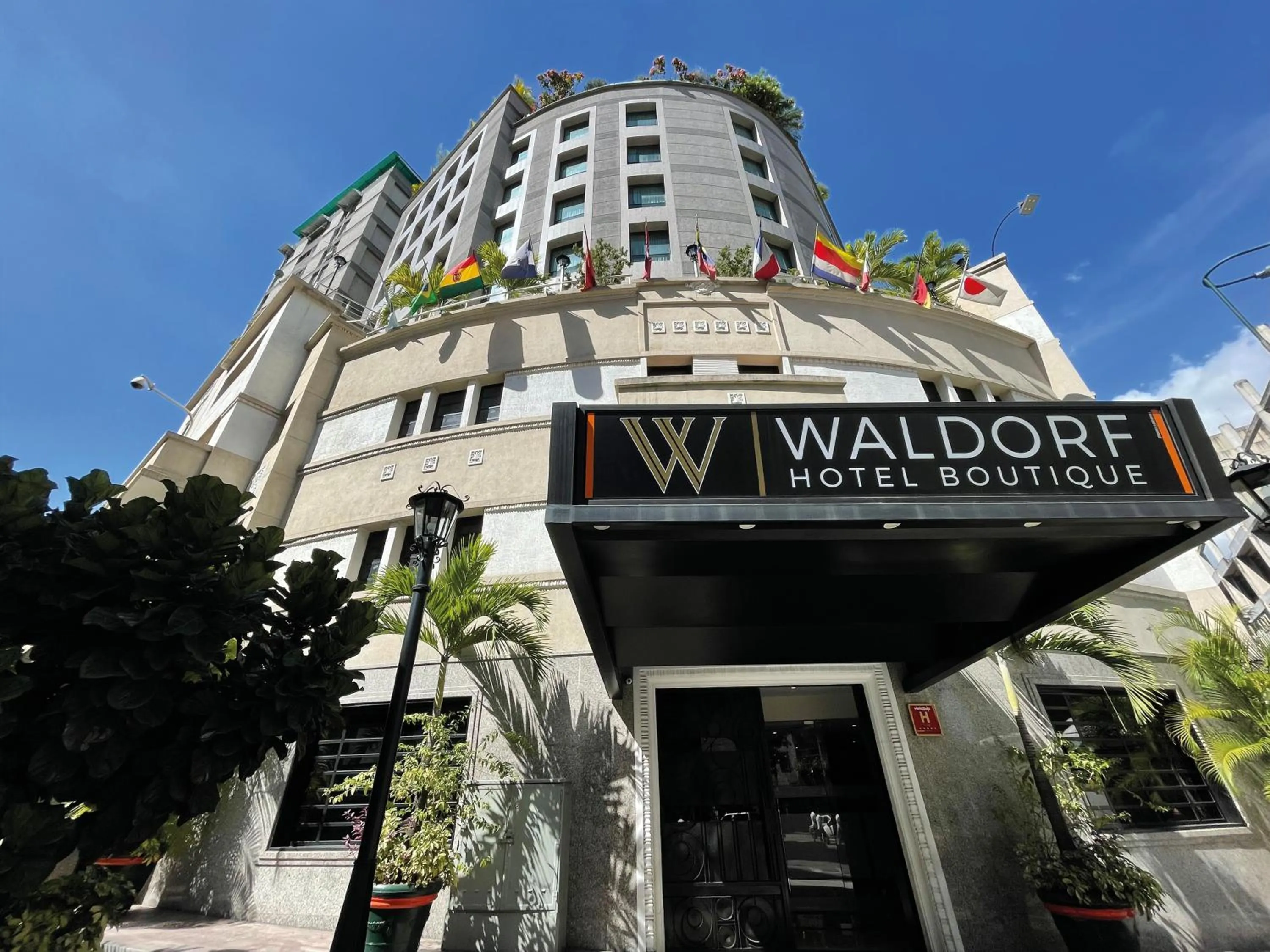 Property building in Waldorf Hotel