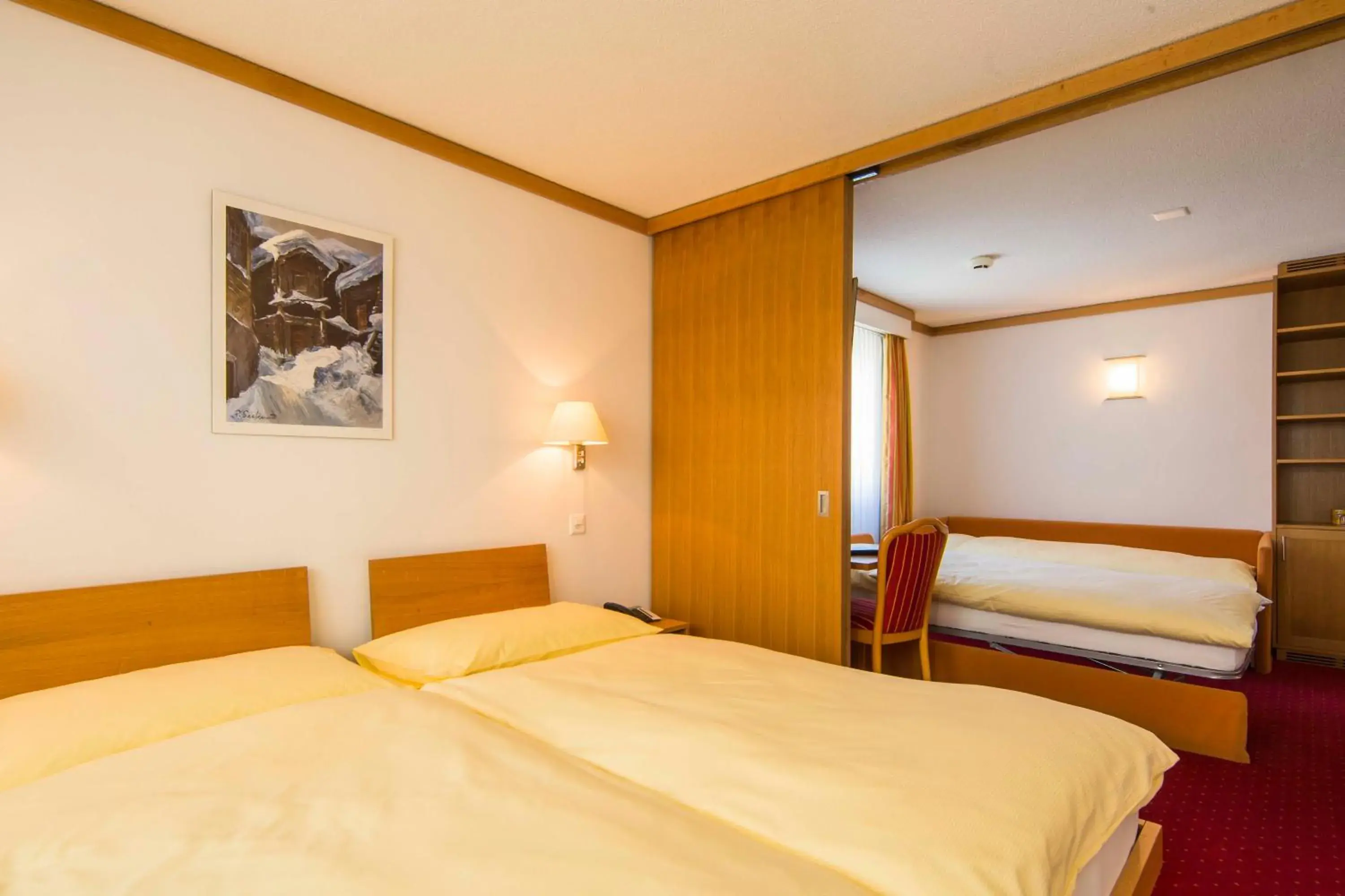 Bed in Hotel Excelsior Bed in Hotel Excelsior