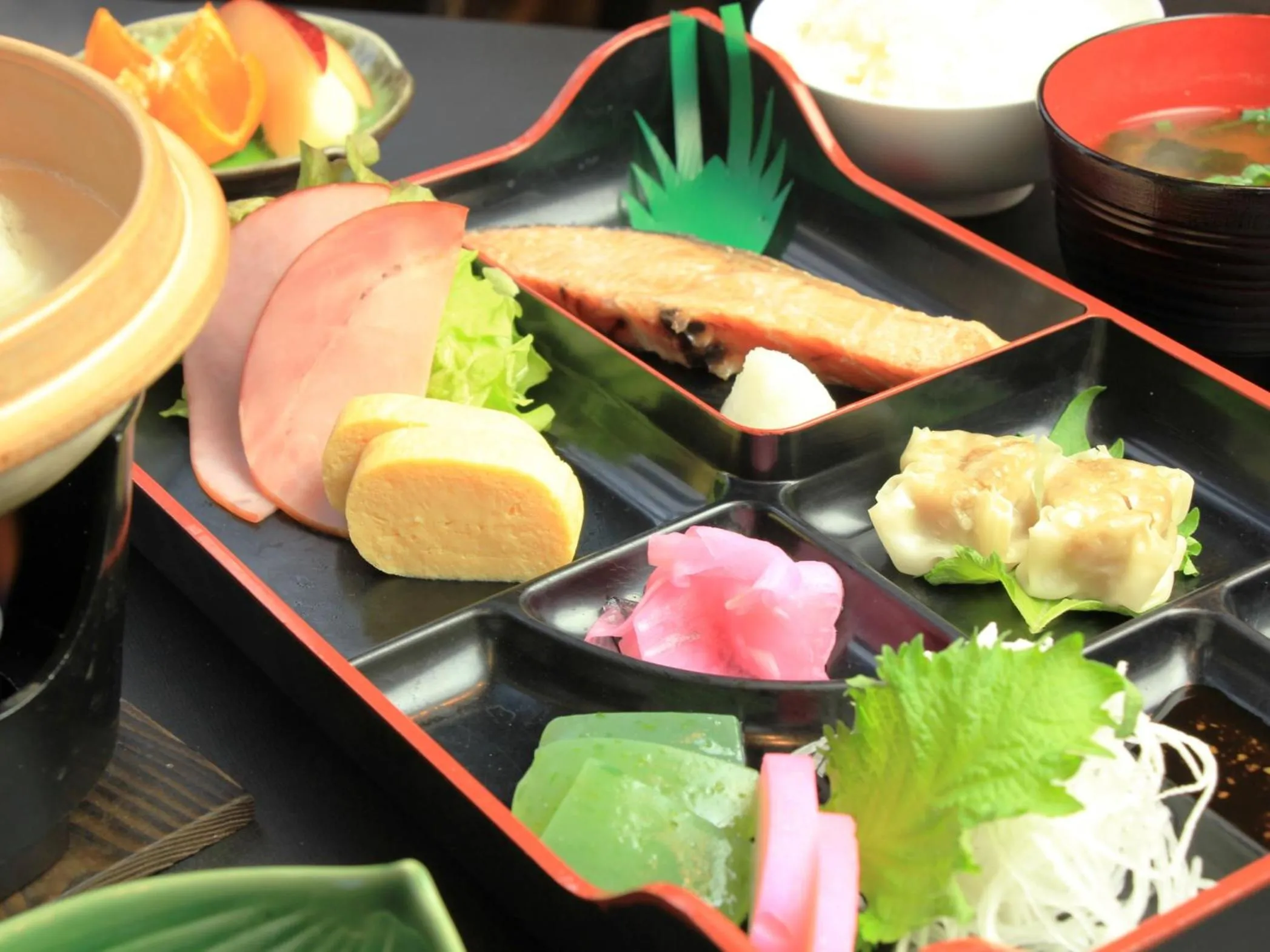 Food close-up in Oze Shinkousou