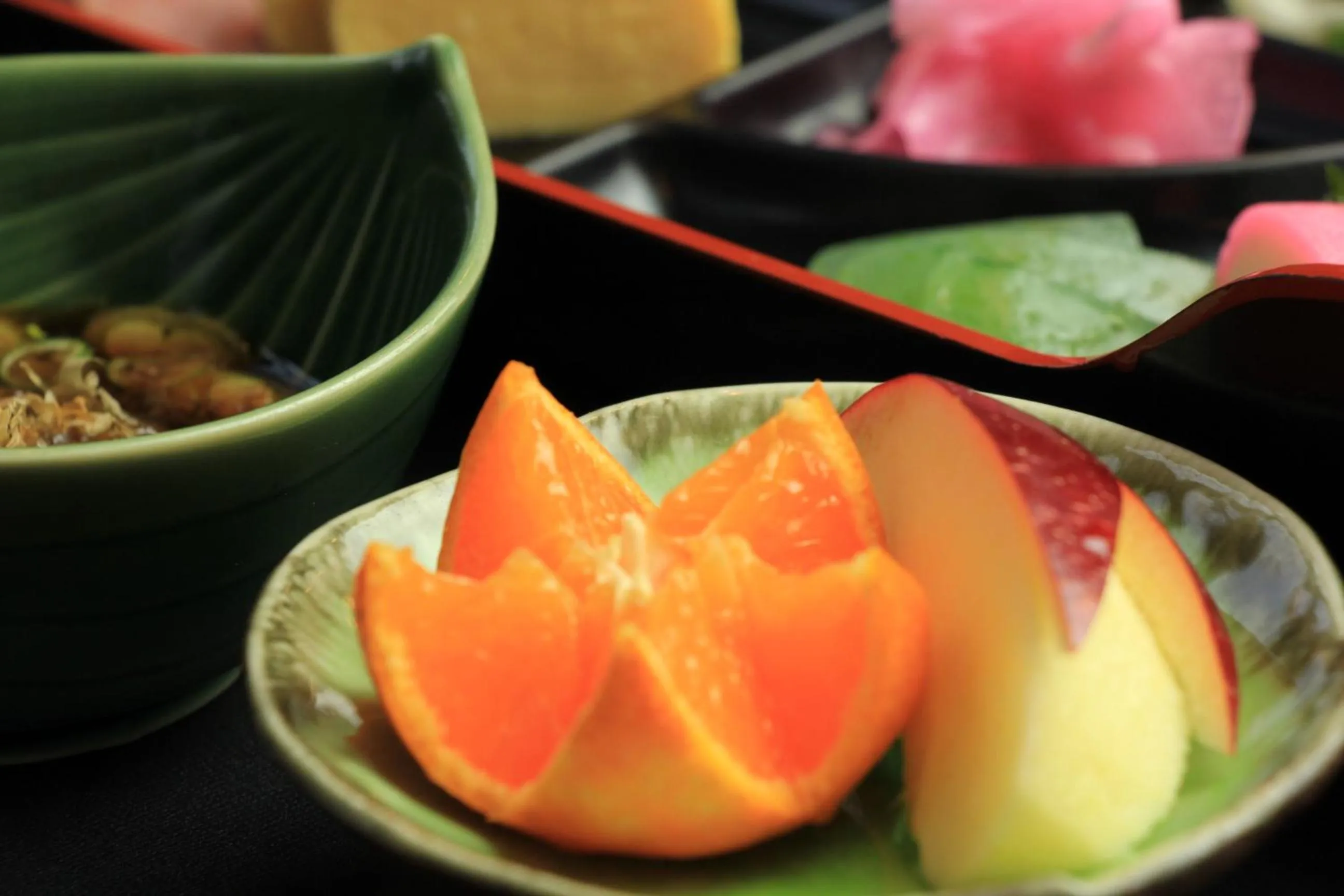 Food close-up in Oze Shinkousou