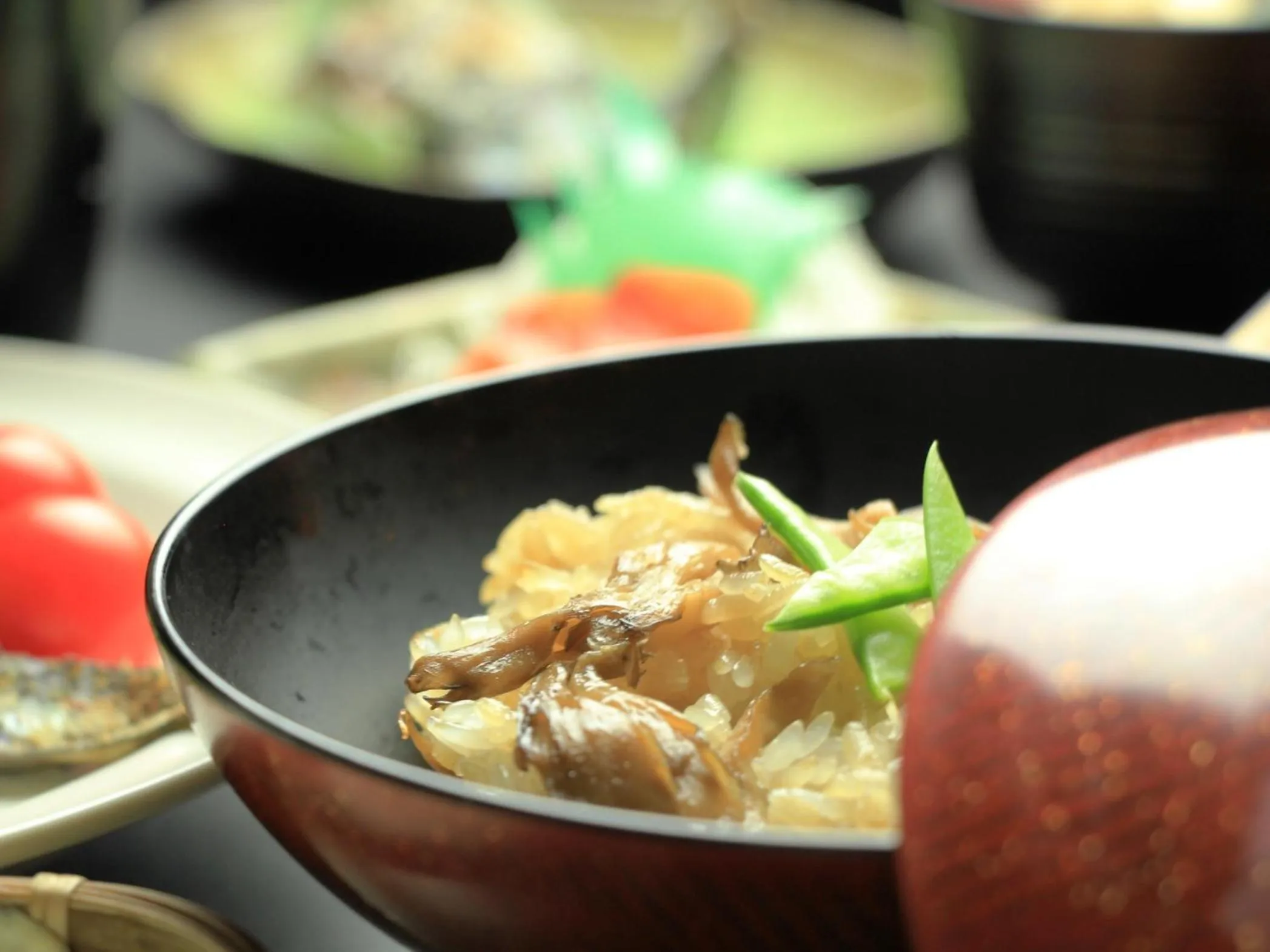 Food close-up in Oze Shinkousou