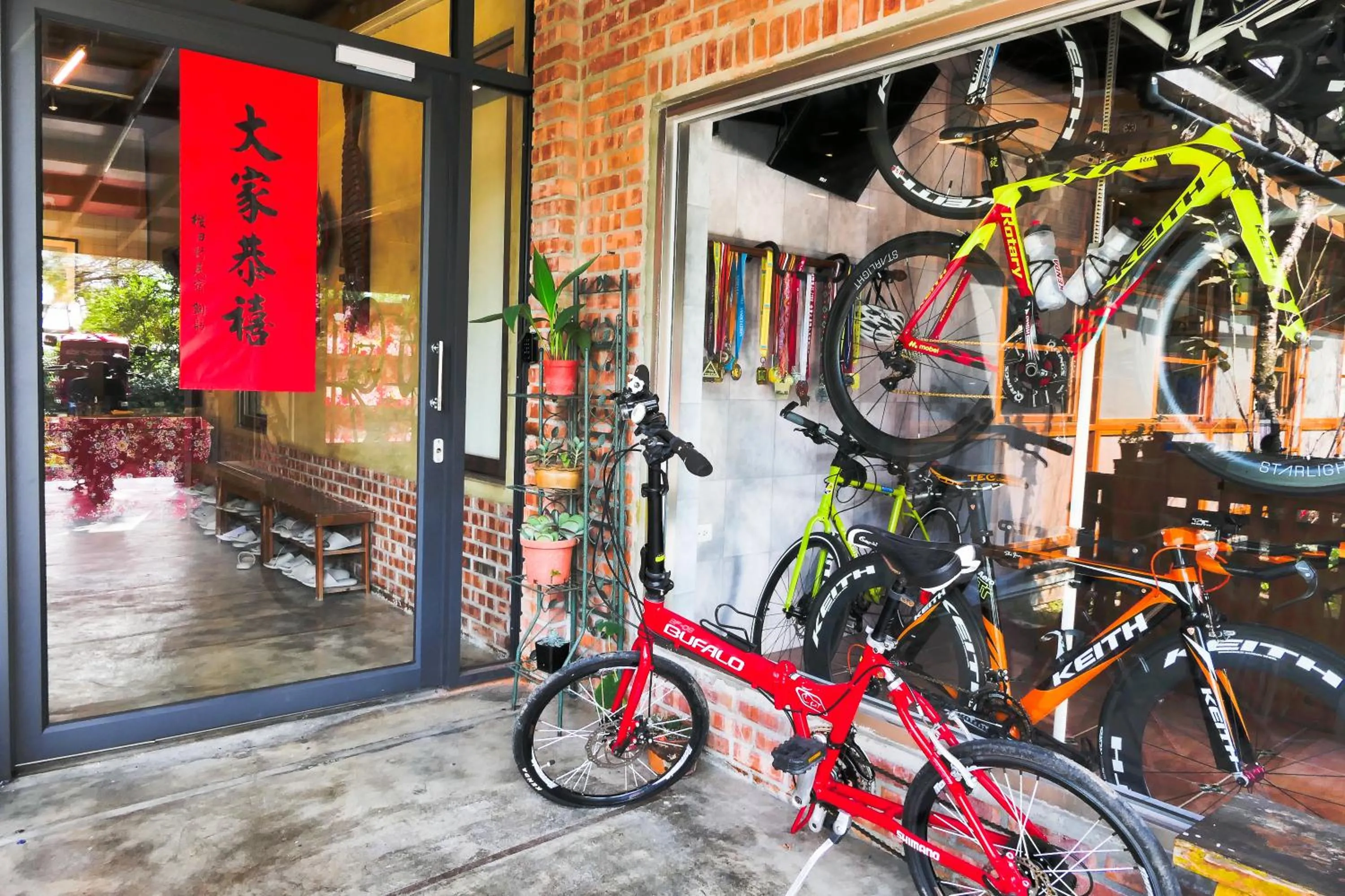 Facade/entrance in Ying Tian Ye Homestay