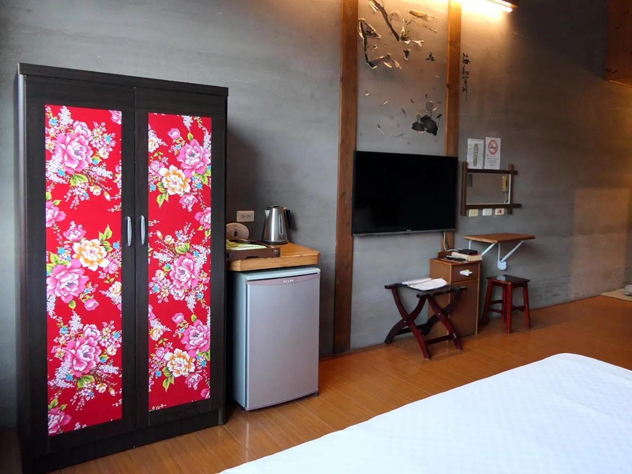 TV and multimedia, Bed in Ying Tian Ye Homestay